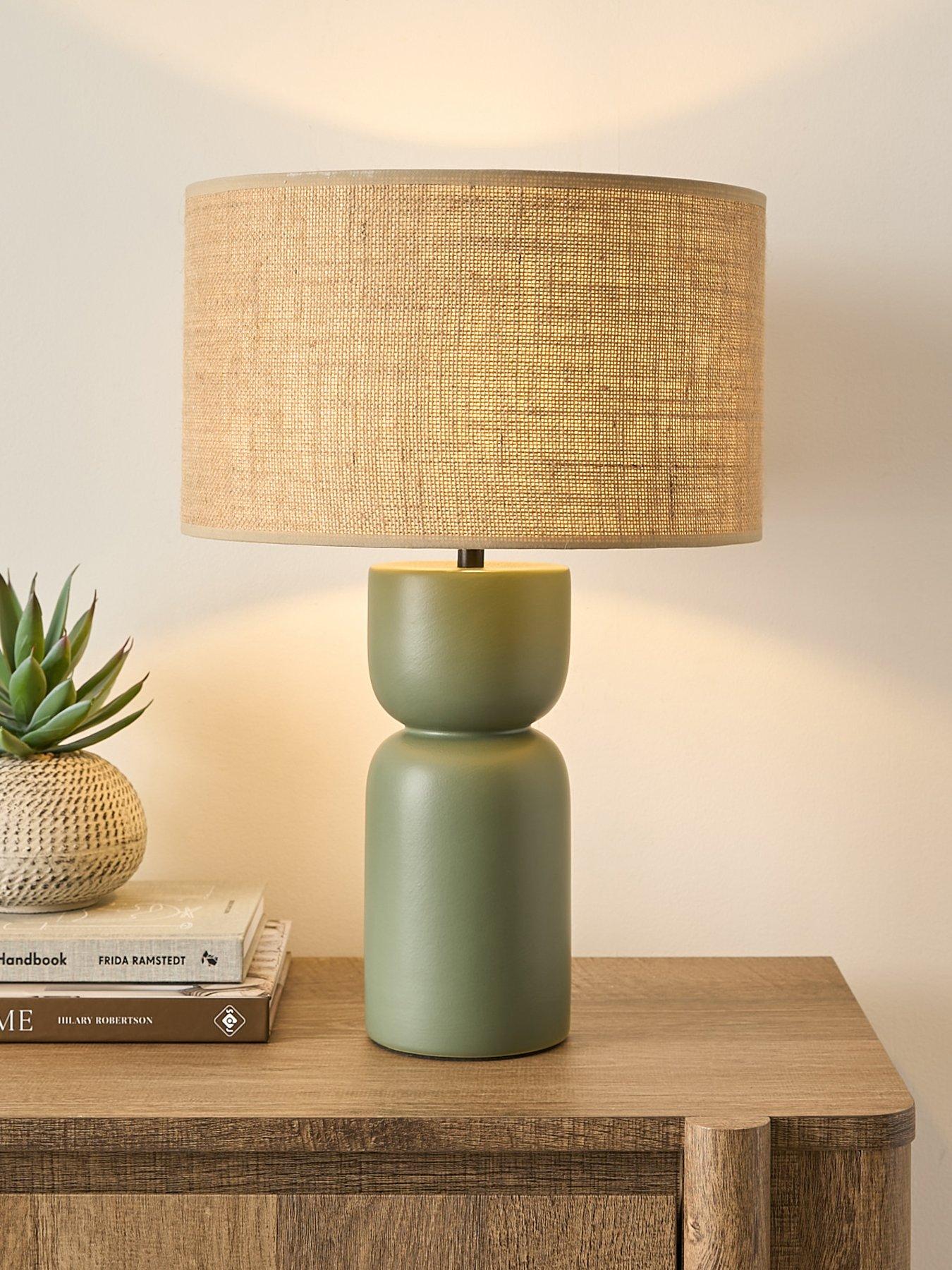 The Very Collection Green Totem Table Lamp