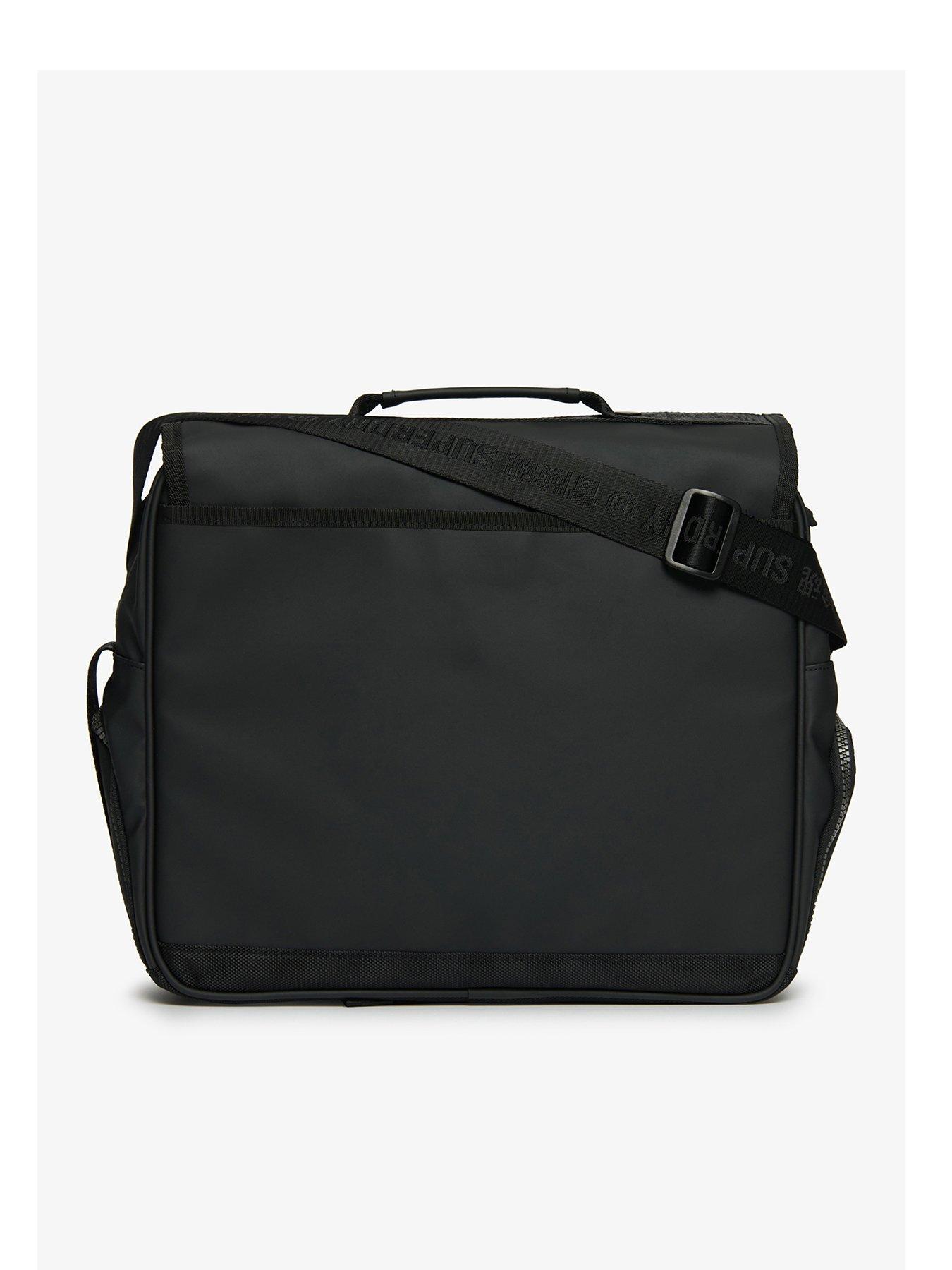 Image 2 of 4 of Superdry Tarp Messenger Bag -Black