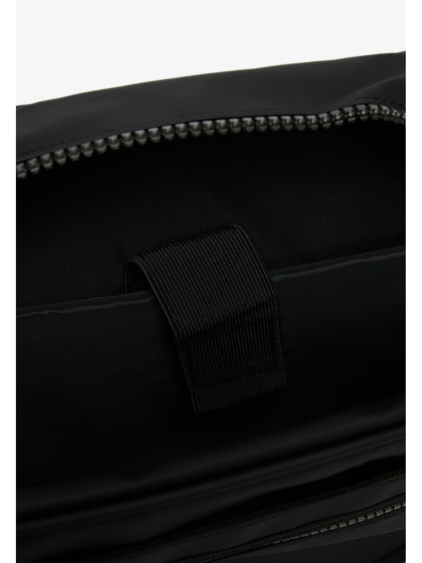 Image 4 of 4 of Superdry Tarp Messenger Bag -Black