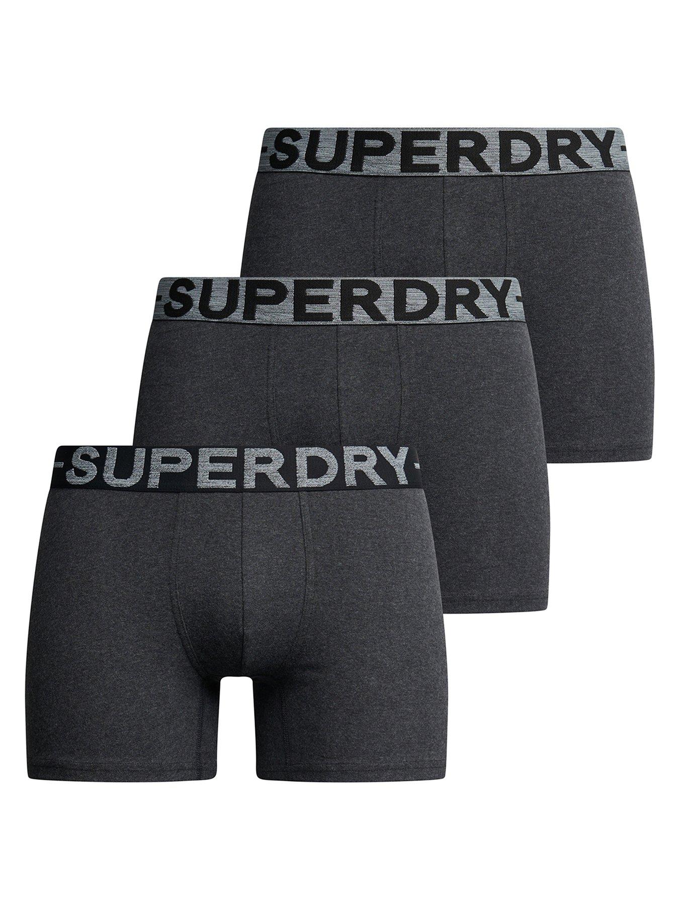 Image 1 of 3 of Superdry Triple Pack Boxers - Black
