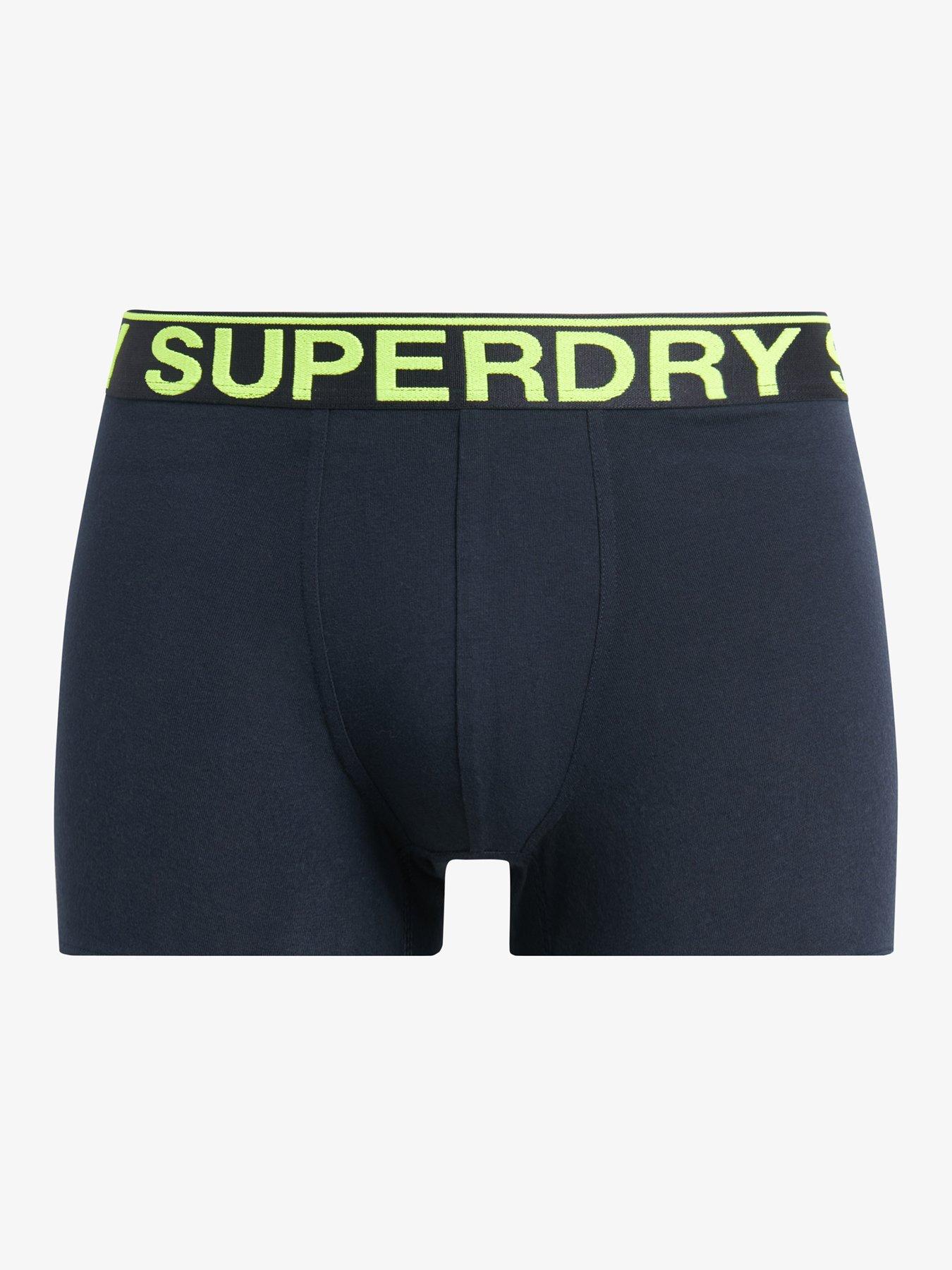 Image 2 of 3 of Superdry 3 Pack of Trunks - Navy