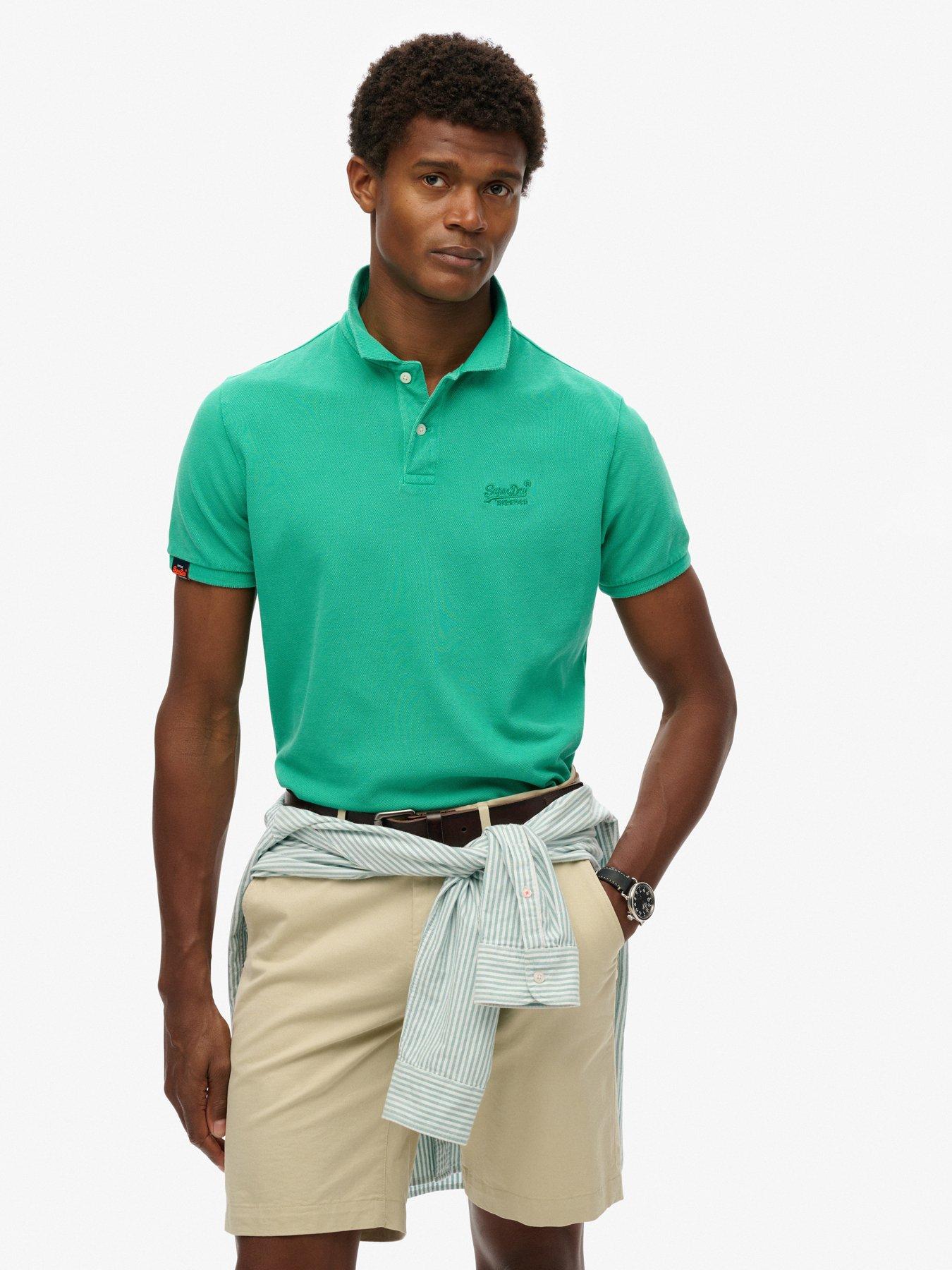 undefined Vintage Destroy Polo Shirt - Green