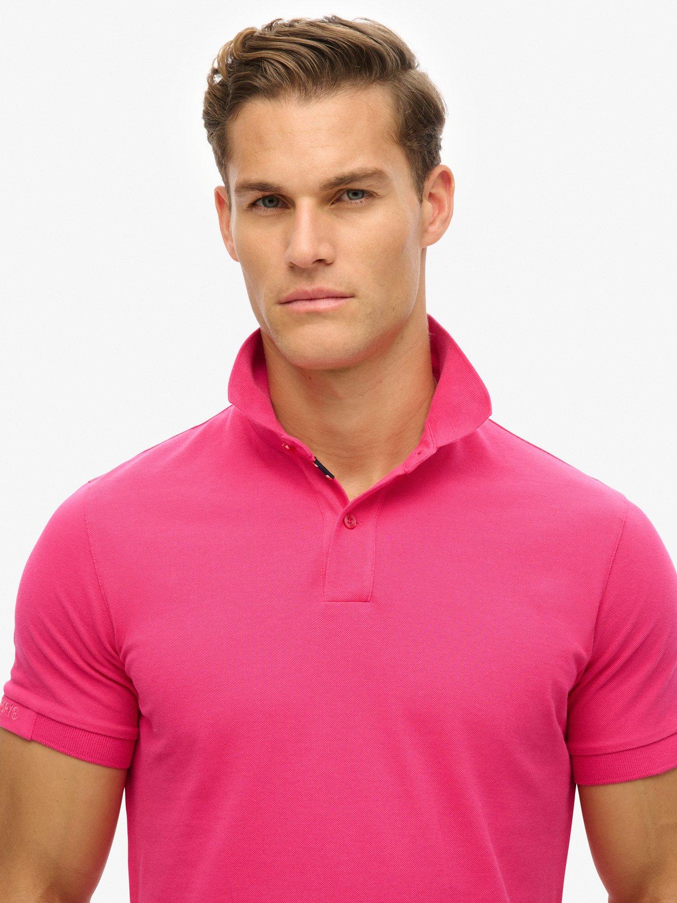 undefined City Pique Polo Shirt - Pink