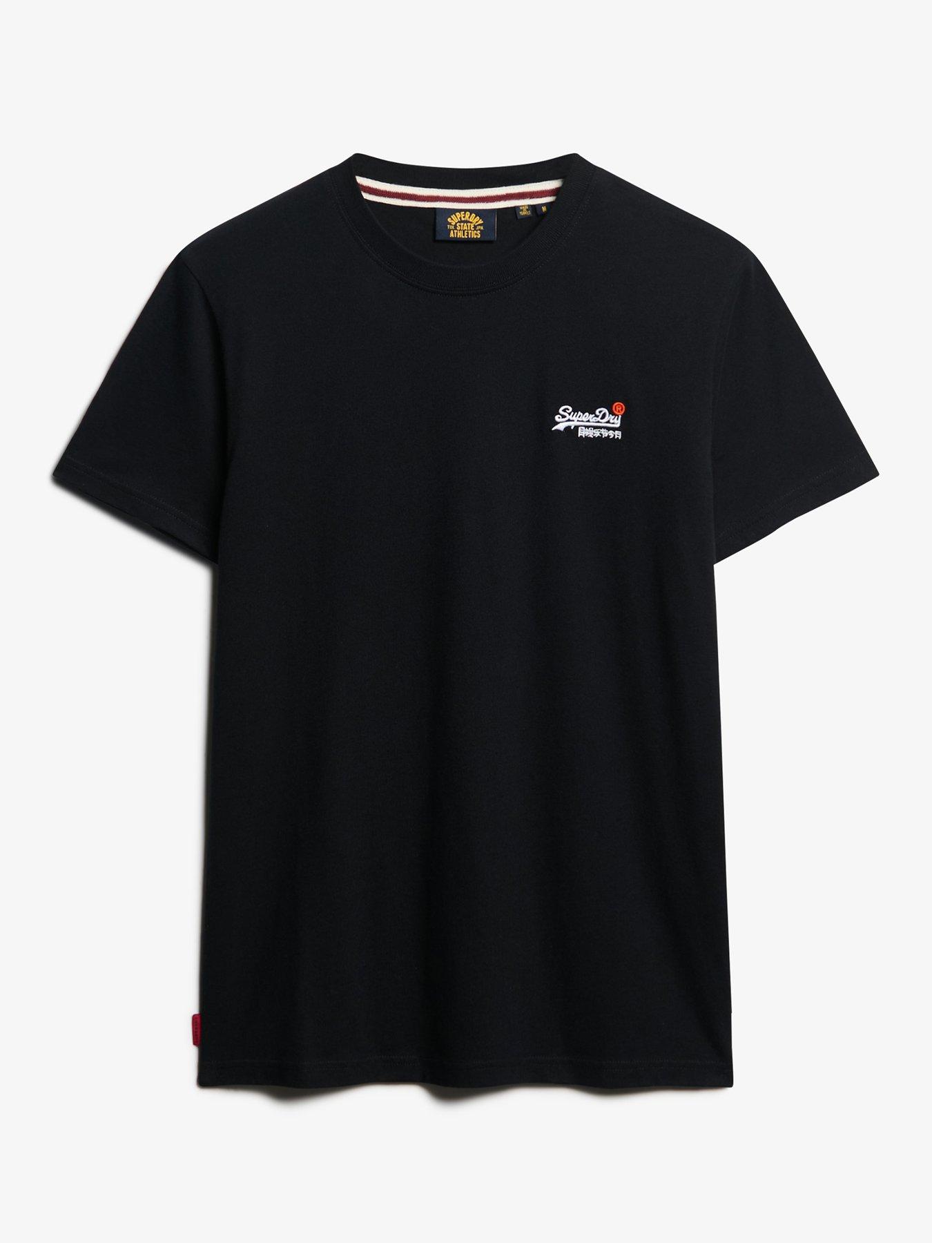 Superdry Essential T-Shirt Uomo Con Ricamo Contrast - Girocollo, Cotone Organico, Vestibilità Slim - 2