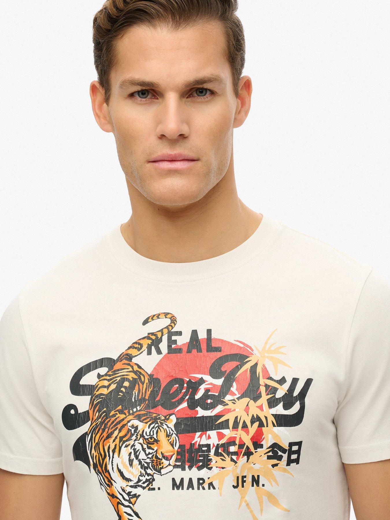 Image 4 of 6 of Superdry VL Tokyo Relaxed T-Shirt - White