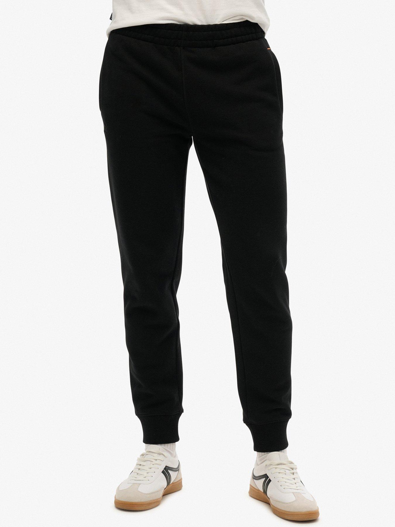 undefined Essential Logo Joggers - Black