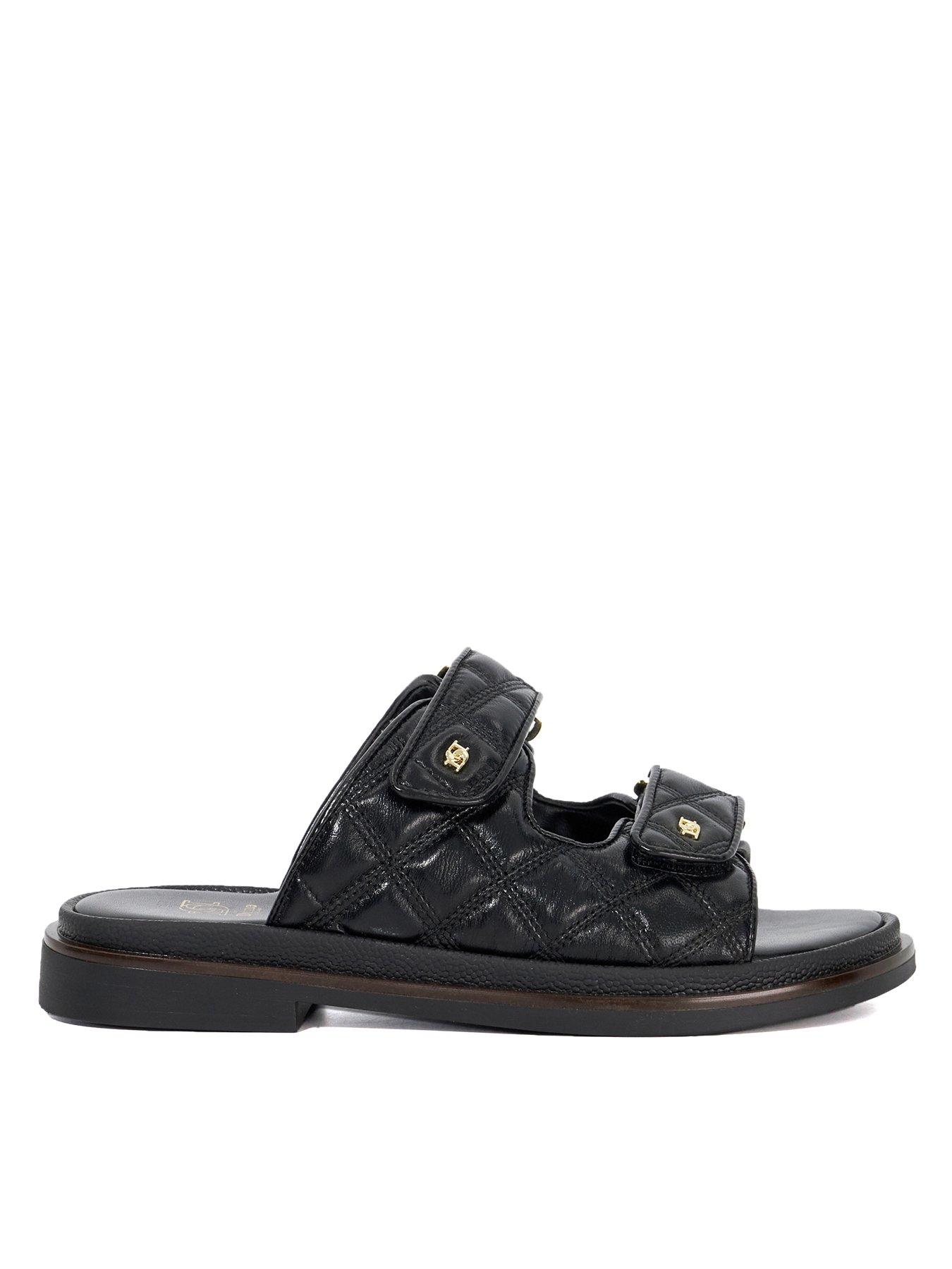 undefined Lottais Leather Sandals - Black