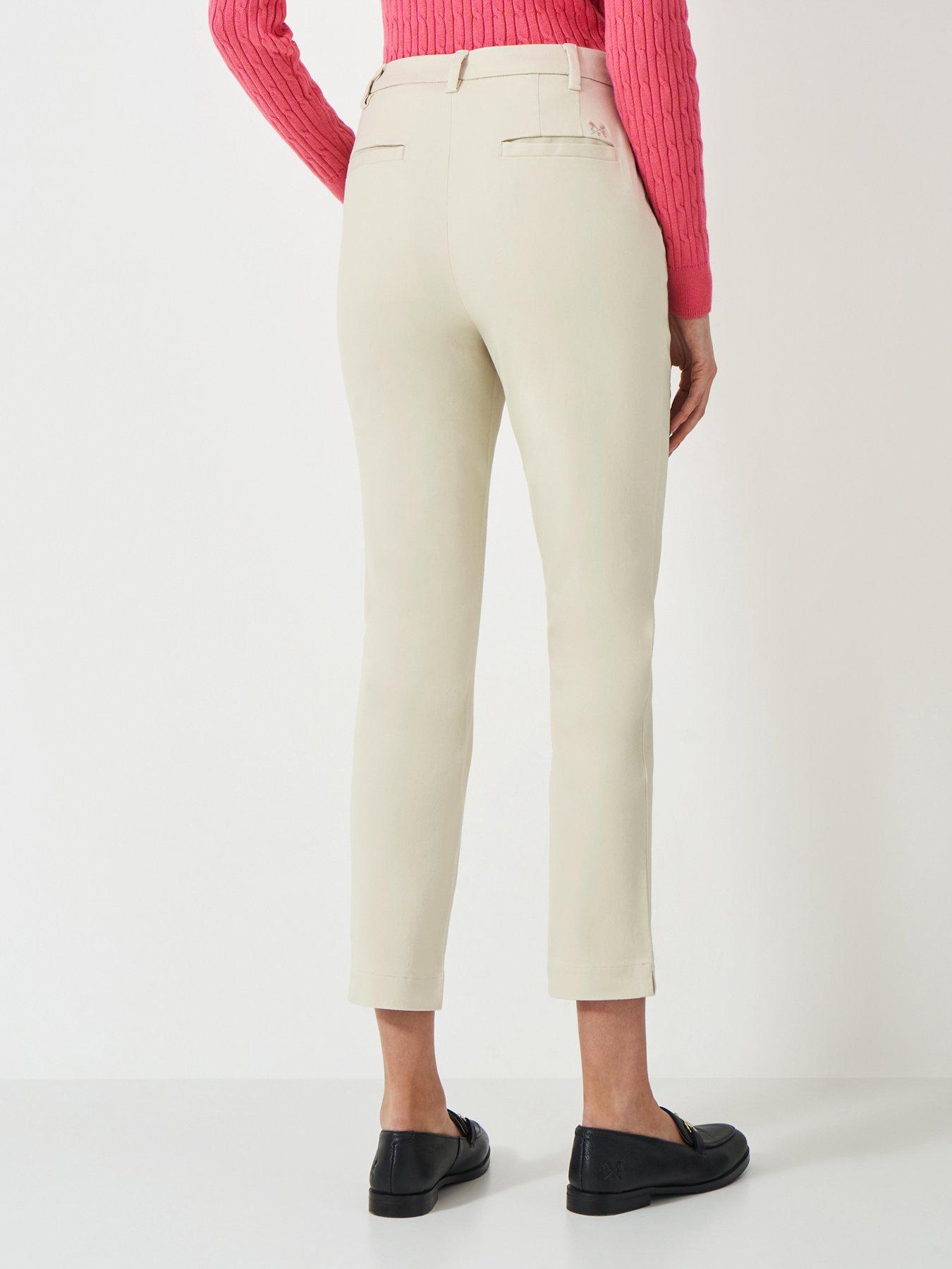 Image 2 of 5 of Crew Clothing Capri Chinos - Beige