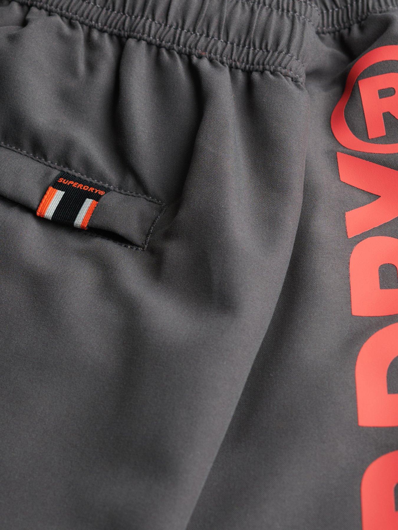 Image 5 of 6 of Superdry Sport Graphic 17 Swim Shorts - Grey