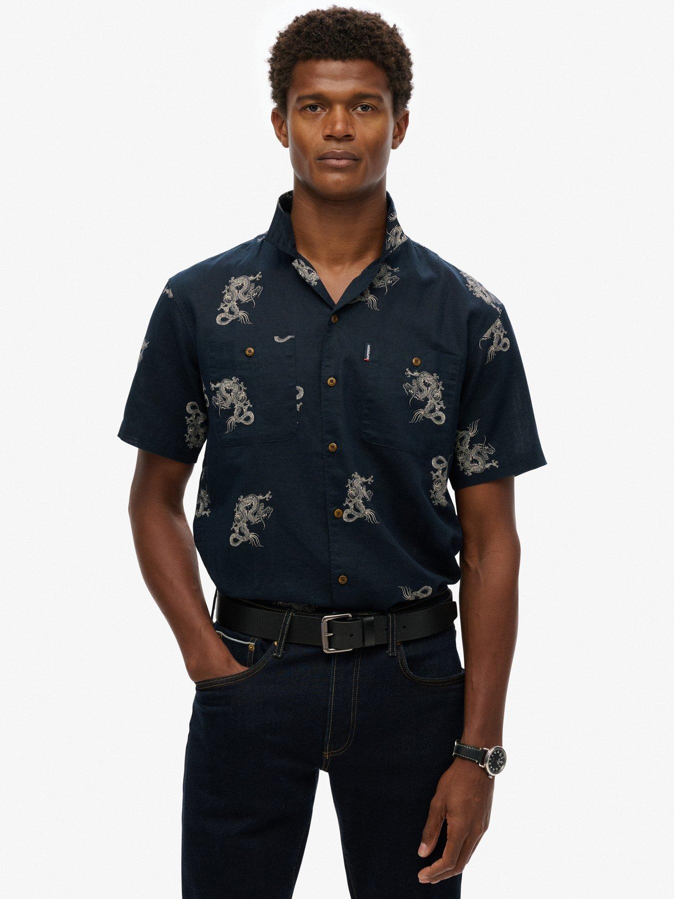 undefined Shorts Sleeve Beach Shirt - Multi