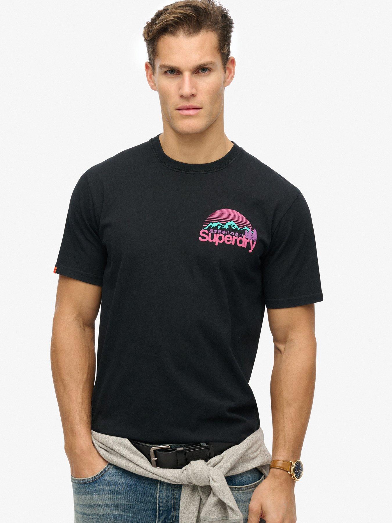 undefined CL Great Outdoors Chest T-Shirt - Black