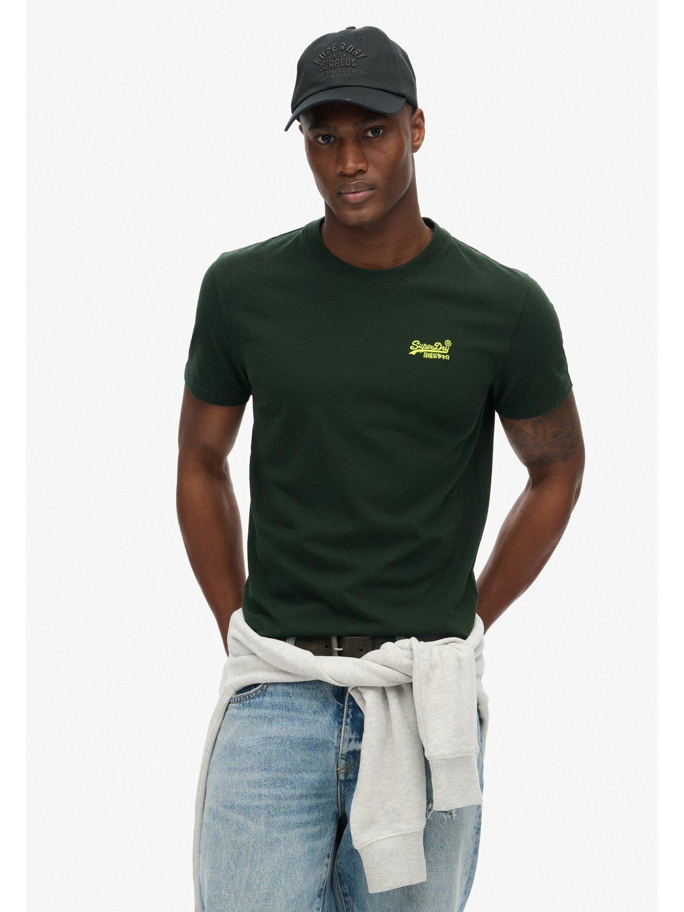 undefined Essential Logo Embroidered T-shirt -dark Green