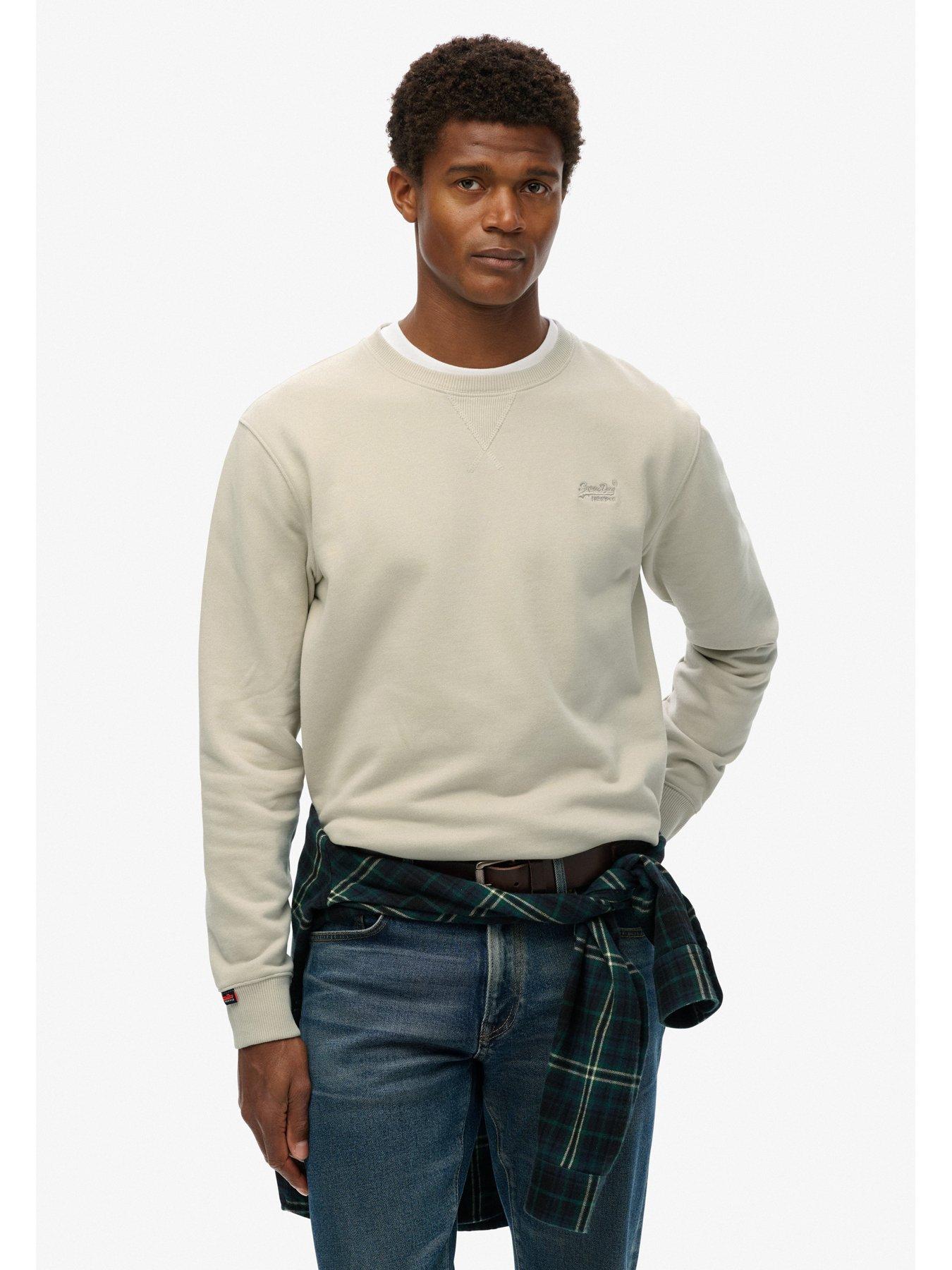 undefined Essential Logo Crew Sweat - Beige