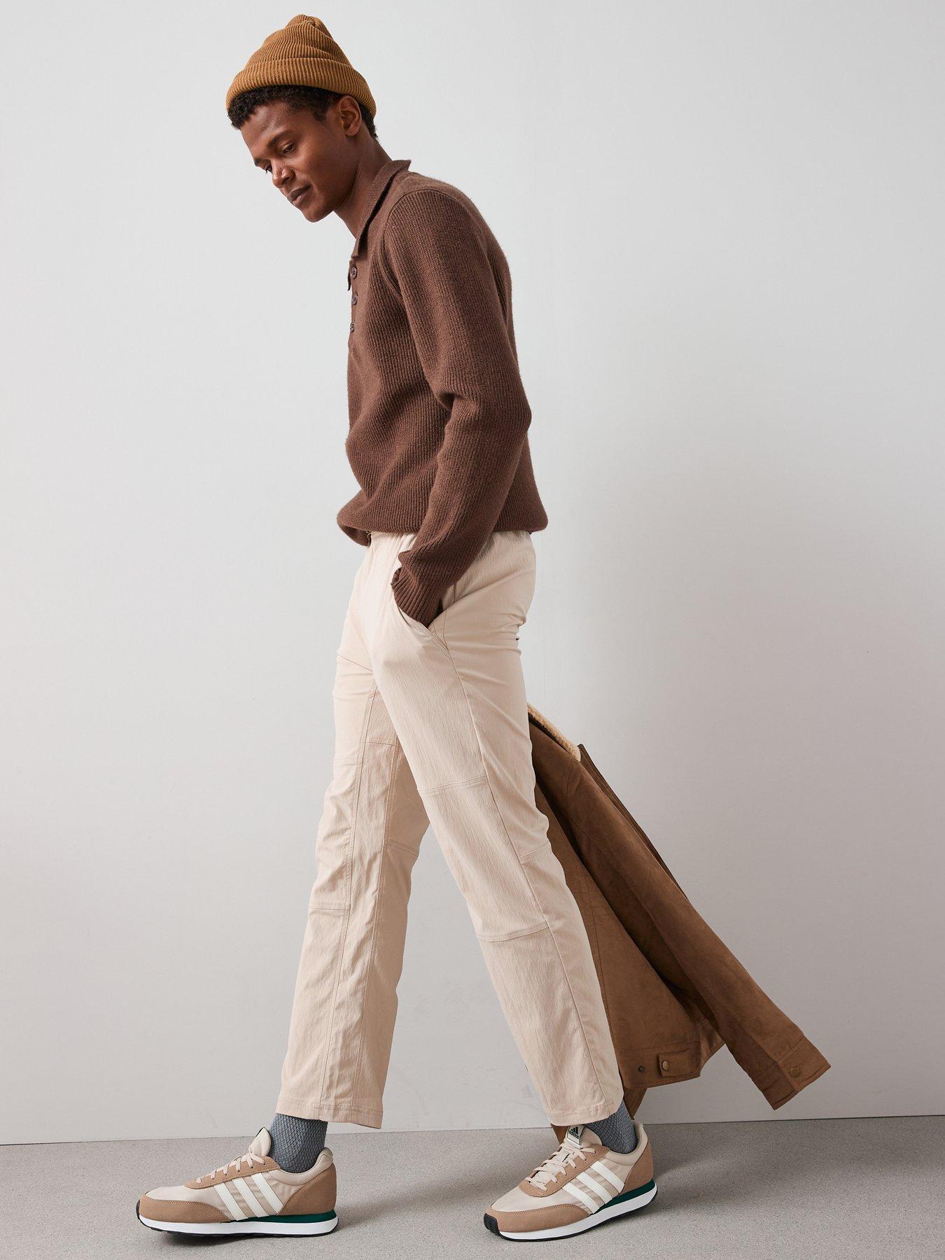 Image 3 of 7 of The Very Collection Chunky Soft Touch Knitted Polo - Brown