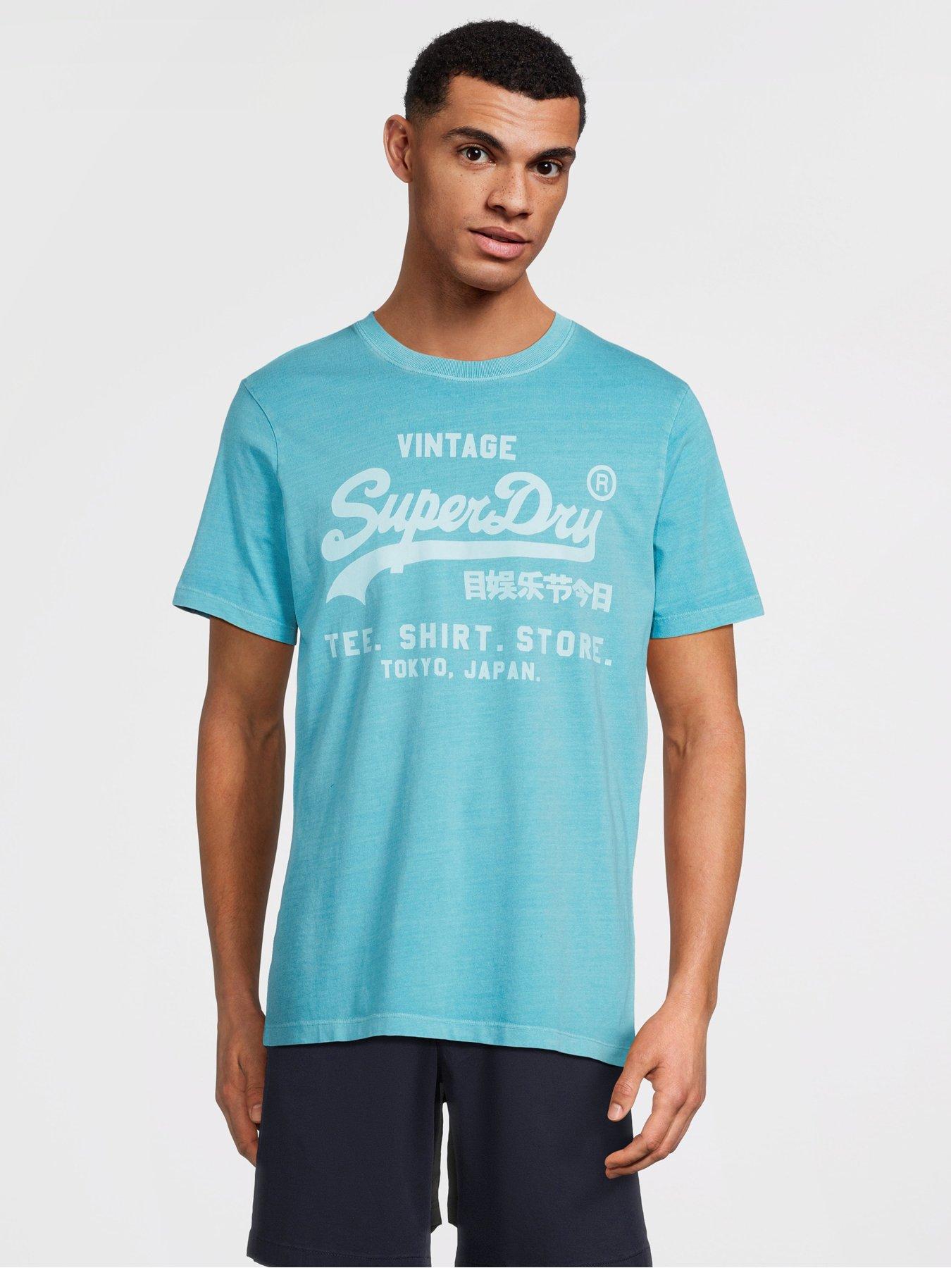 undefined Superdry Vl Neon Relaxed T-Shirt -Blue