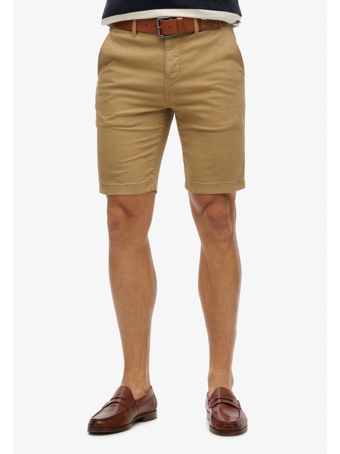 undefined Officer Chino Shorts - Beige