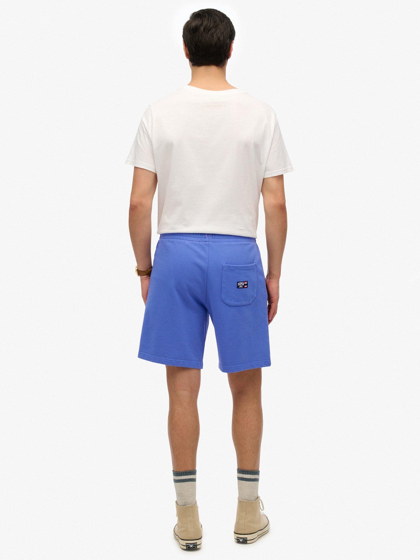 Image 2 of 5 of Superdry Essential Logo Jersey Shorts - Blue
