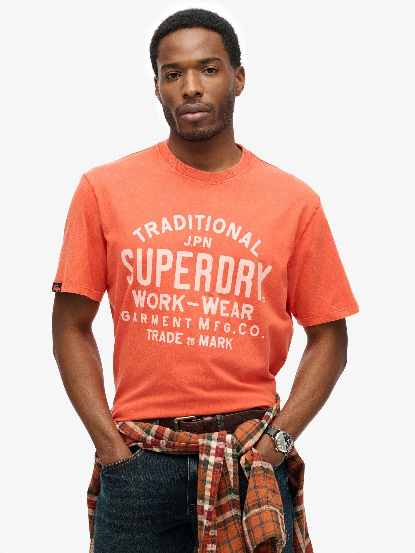 undefined Machined Goods Workwear T-Shirt - Orange