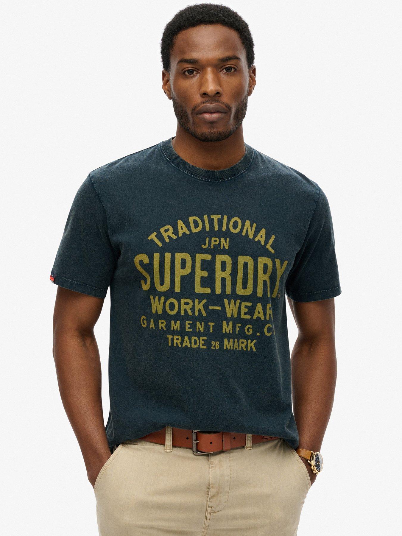 undefined Machined Goods Workwear T-Shirt - Navy