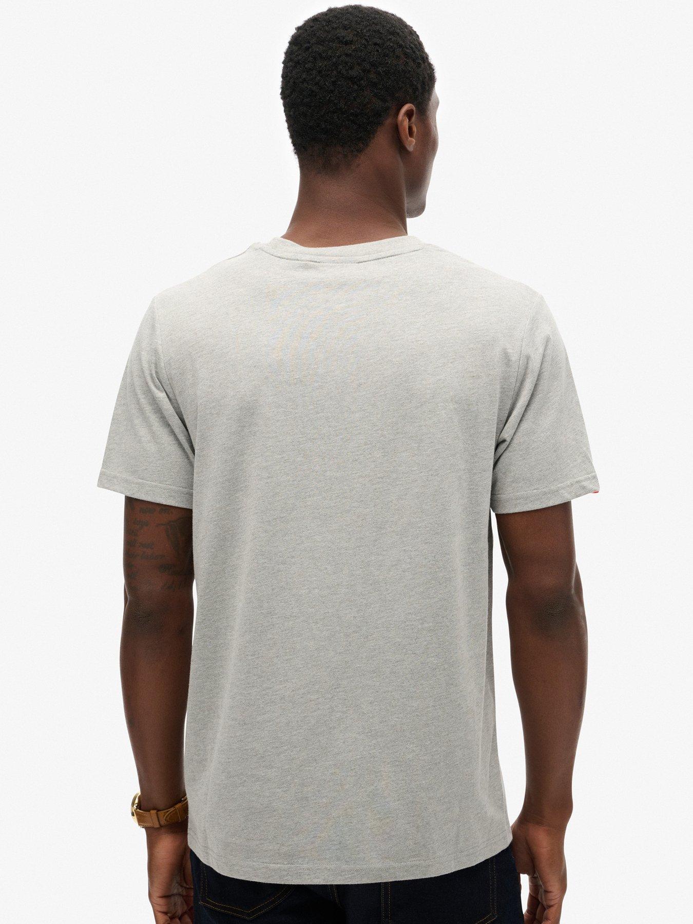 mens Workwear Embossed Relaxed T-Shirt in BLACKBOARD | UK