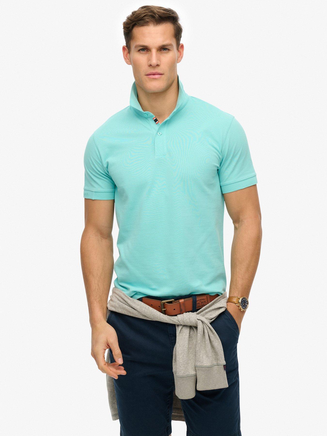 undefined City Pique Polo Shirt - Blue