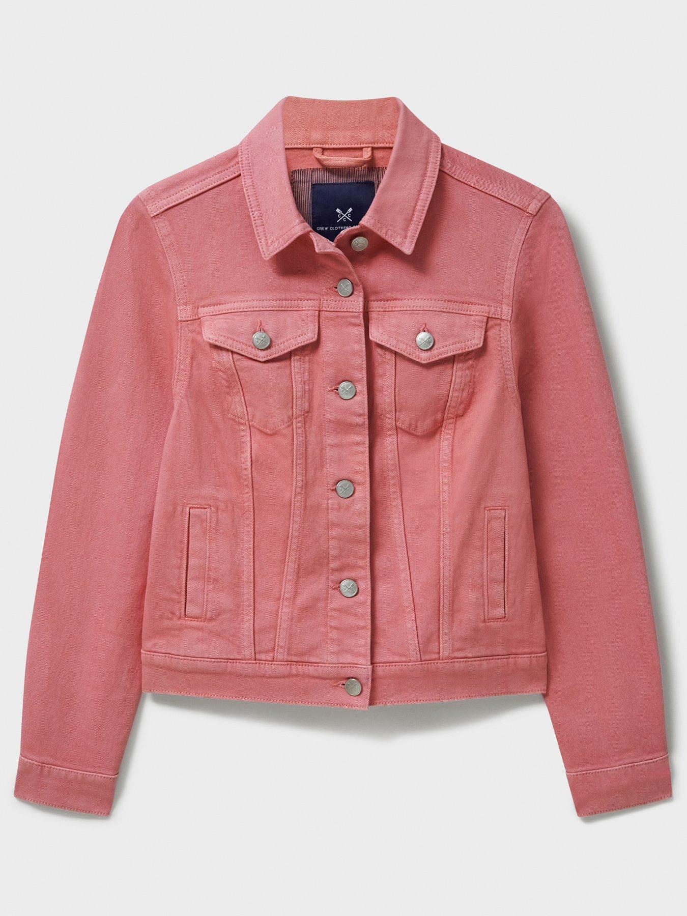 Image 5 of 5 of Crew Clothing Denim Western Jacket - Pink