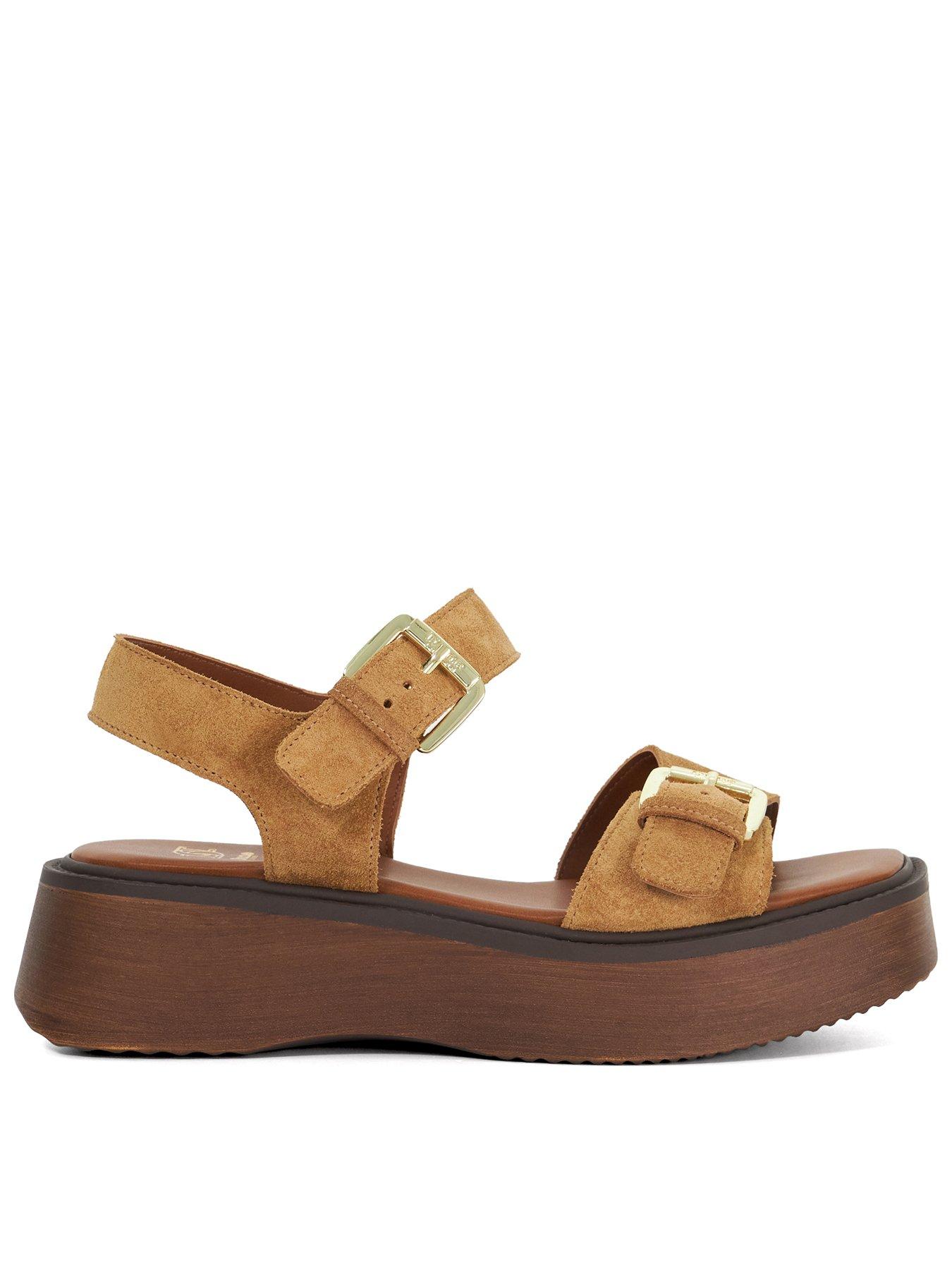 undefined Luno Casual Flatform Sandals - Sand