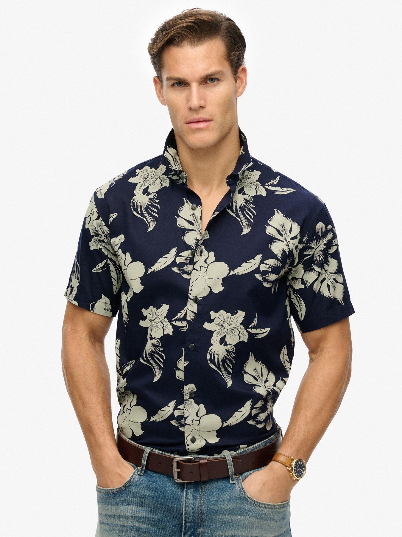 undefined Hawaiian Print Short Sleeve Shirt - Multi