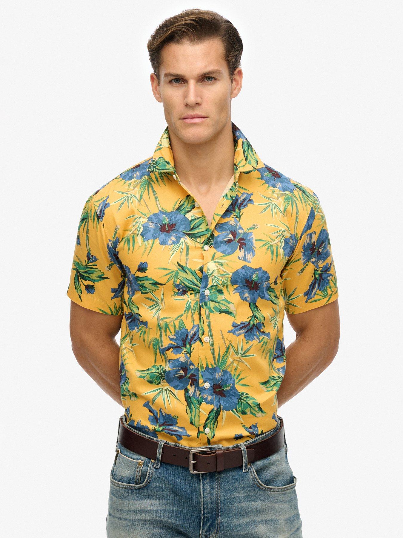 undefined Hawaiian Print Short Sleeve Shirt - Multi