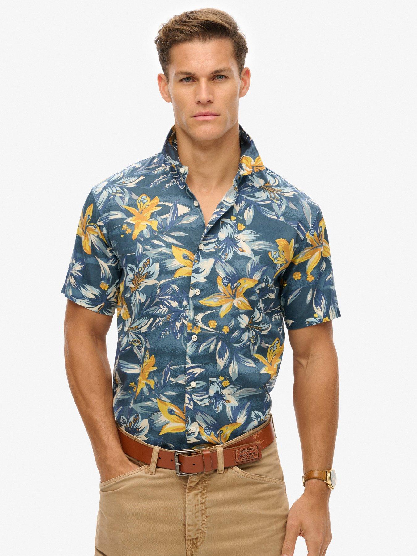 undefined Hawaiian Print Short Sleeve Shirt - Multi