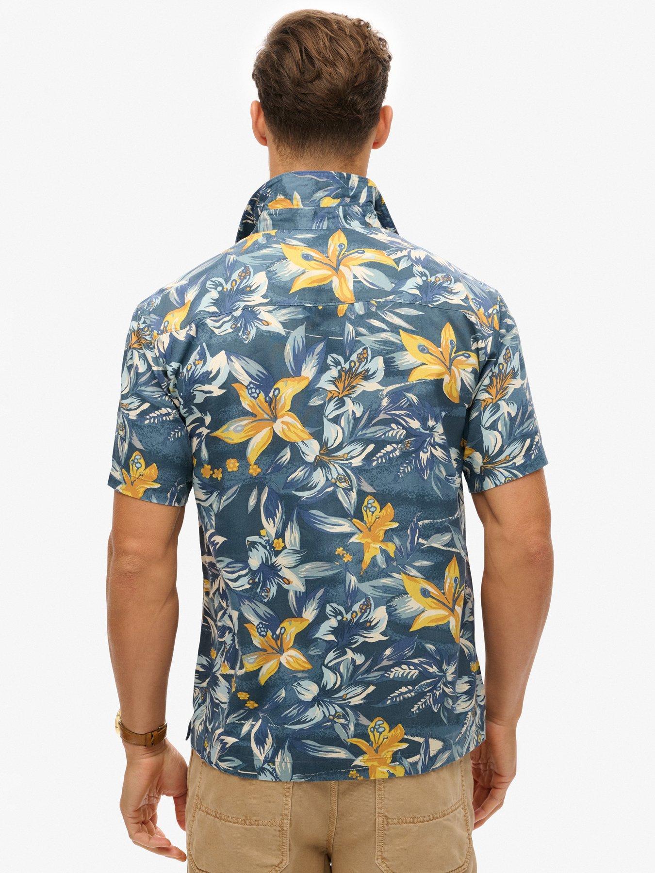 Image 2 of 5 of Superdry Hawaiian Print Short Sleeve Shirt - Multi