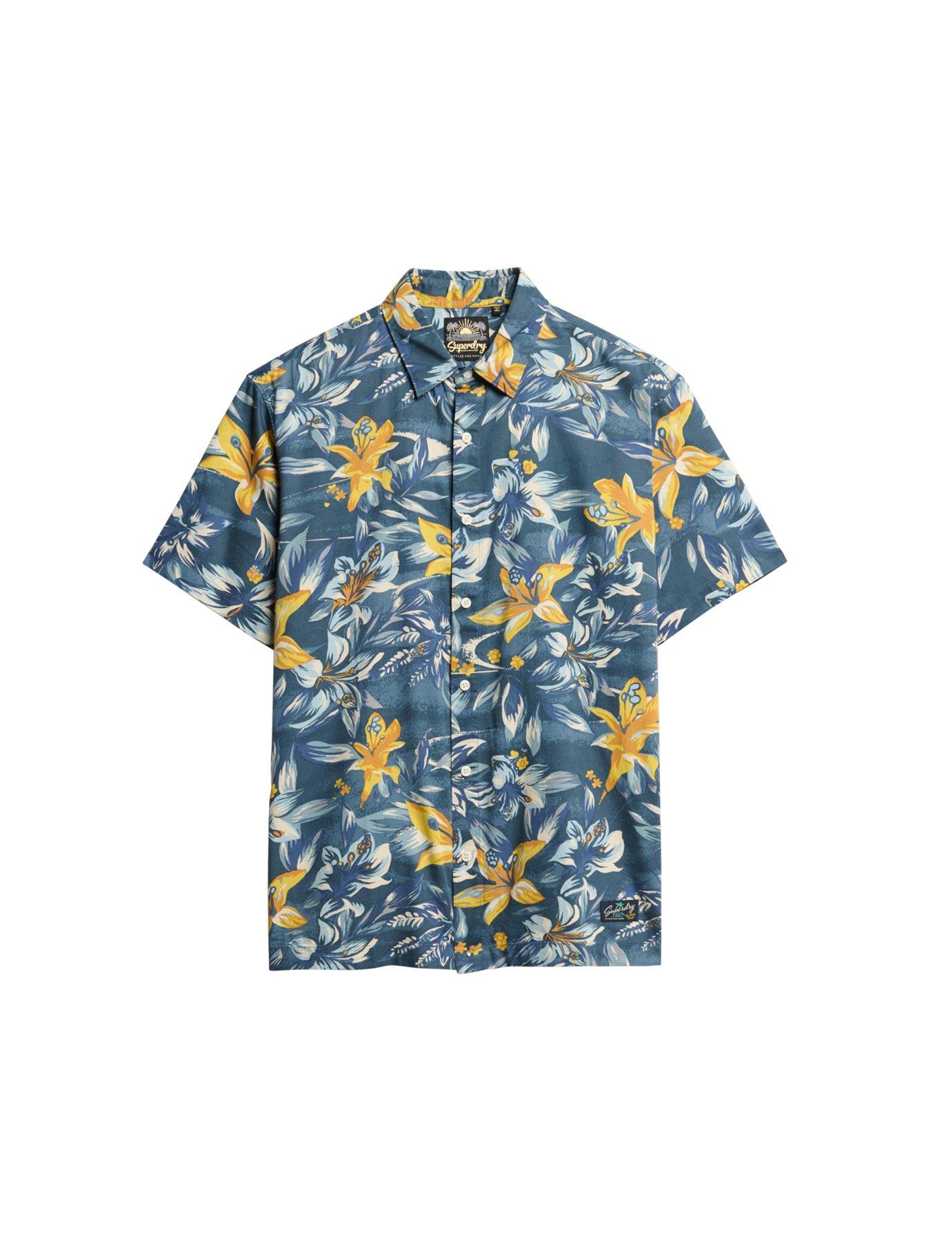 Image 4 of 5 of Superdry Hawaiian Print Short Sleeve Shirt - Multi