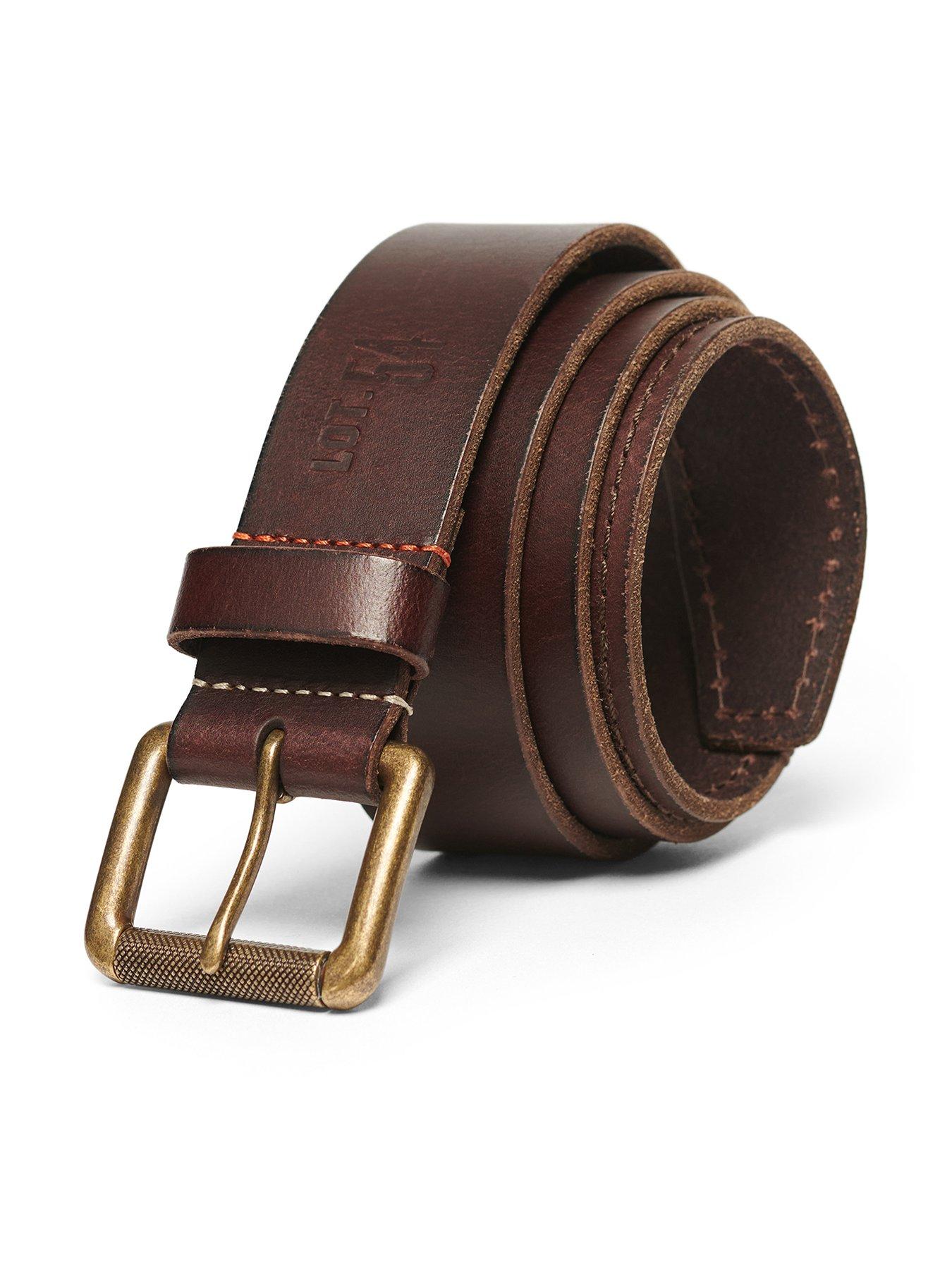 undefined Badgeman Leather Belt -Brown