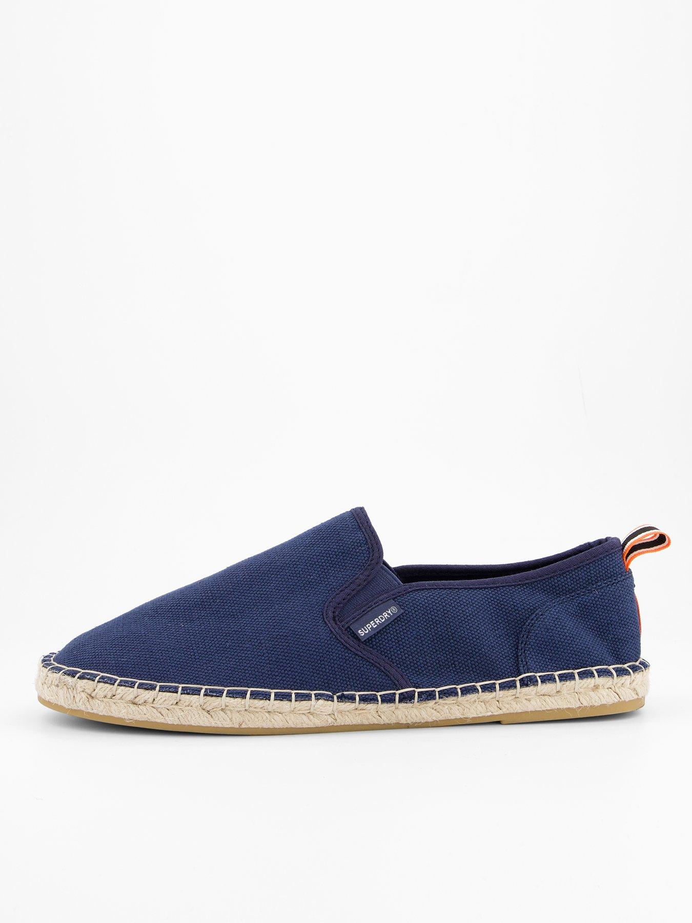 Superdry Herren Espadrilles – Leichter Sommerschuh Mit TPR-Sohle & Lässigem Chambray-Muster