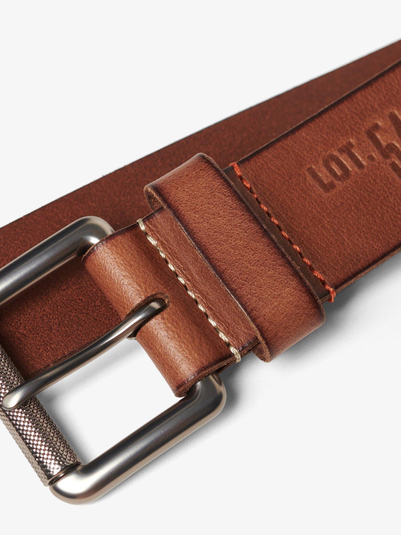 Superdry Black Classic Leather Belt