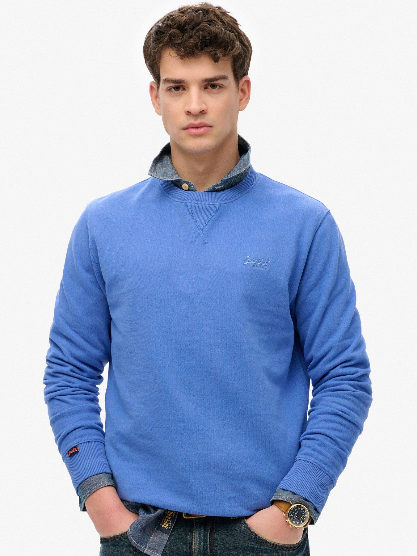 undefined Essential Logo Crew Sweat - Blue
