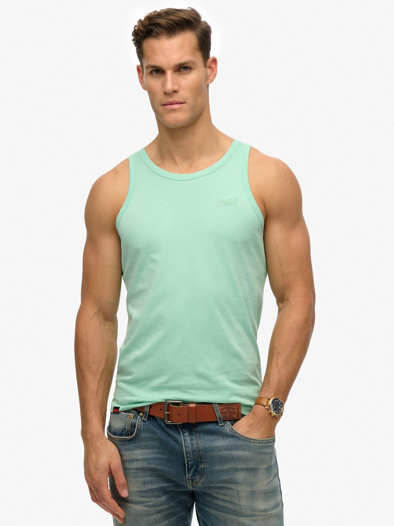undefined Essential Logo Vest Top - Green