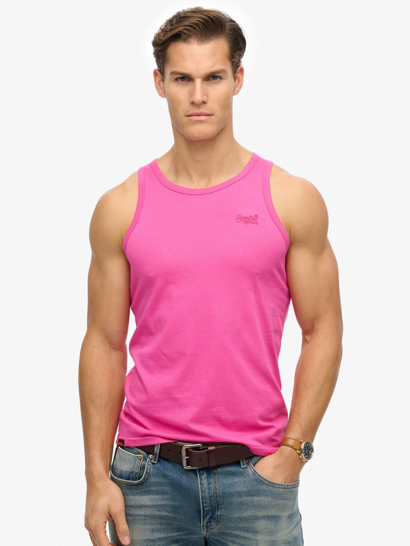 undefined Essential Logo Vest Top - Pink