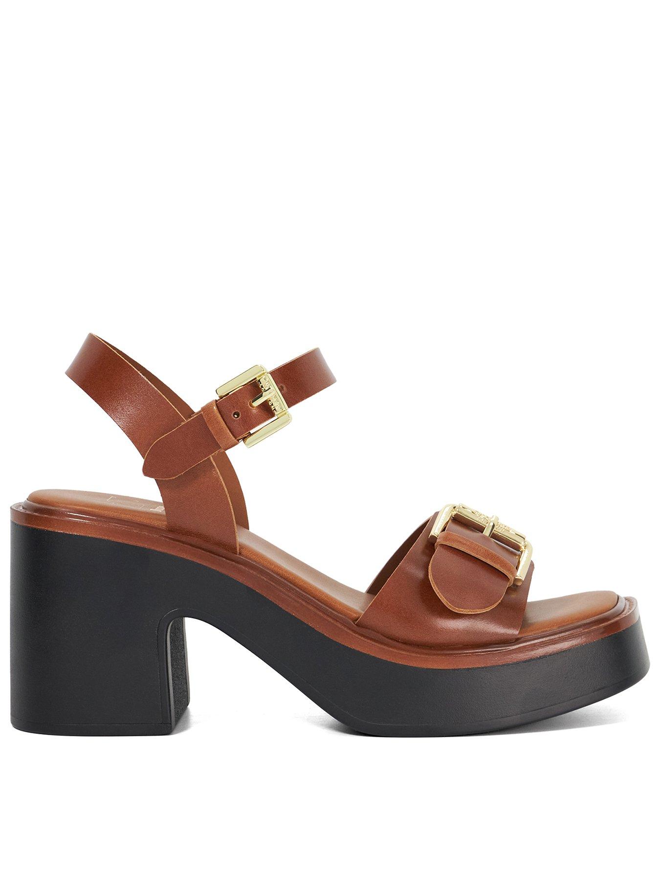 undefined Jupiter Leather Sandals - Tan