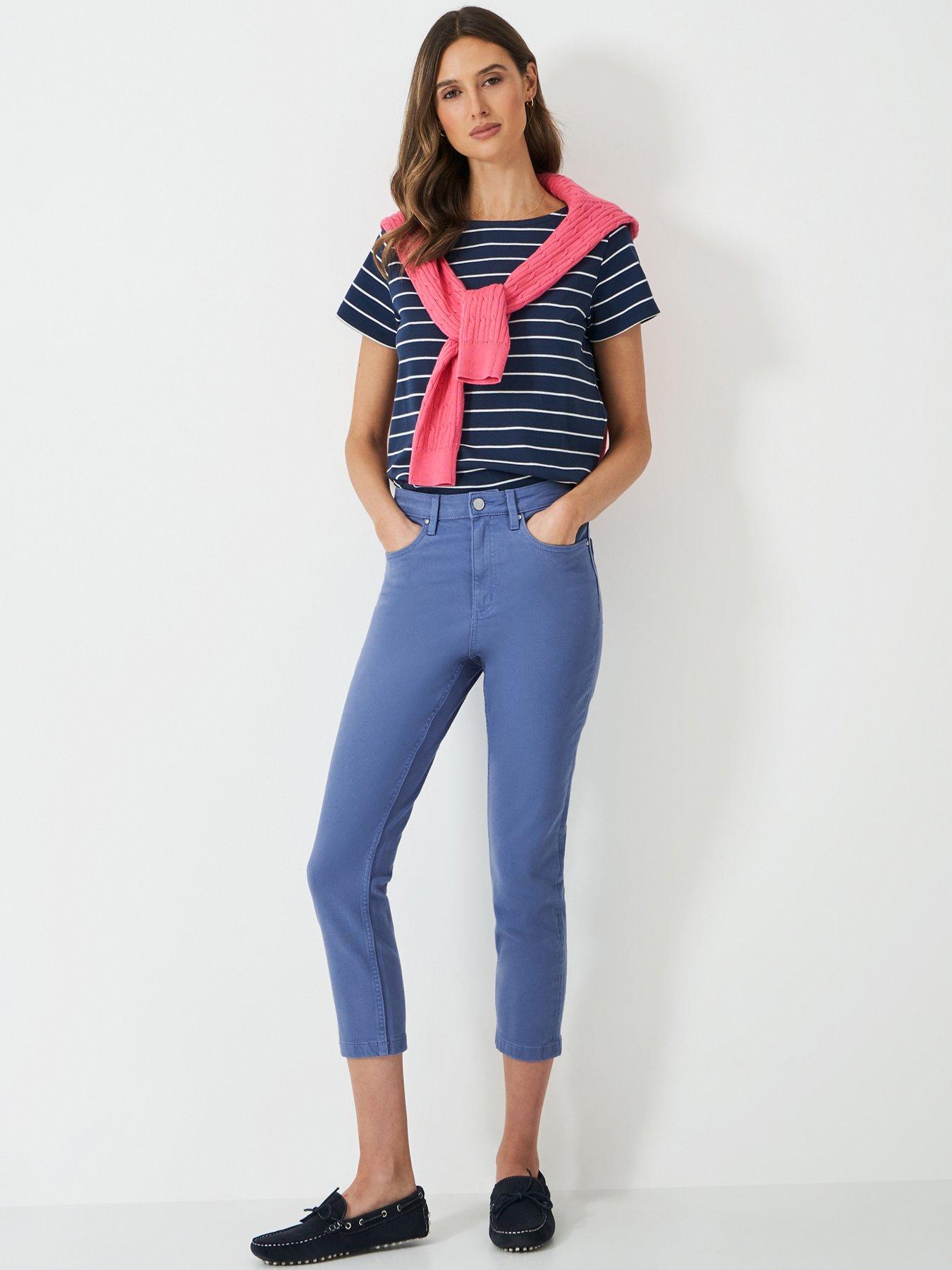 undefined Cropped Jeans - Blue