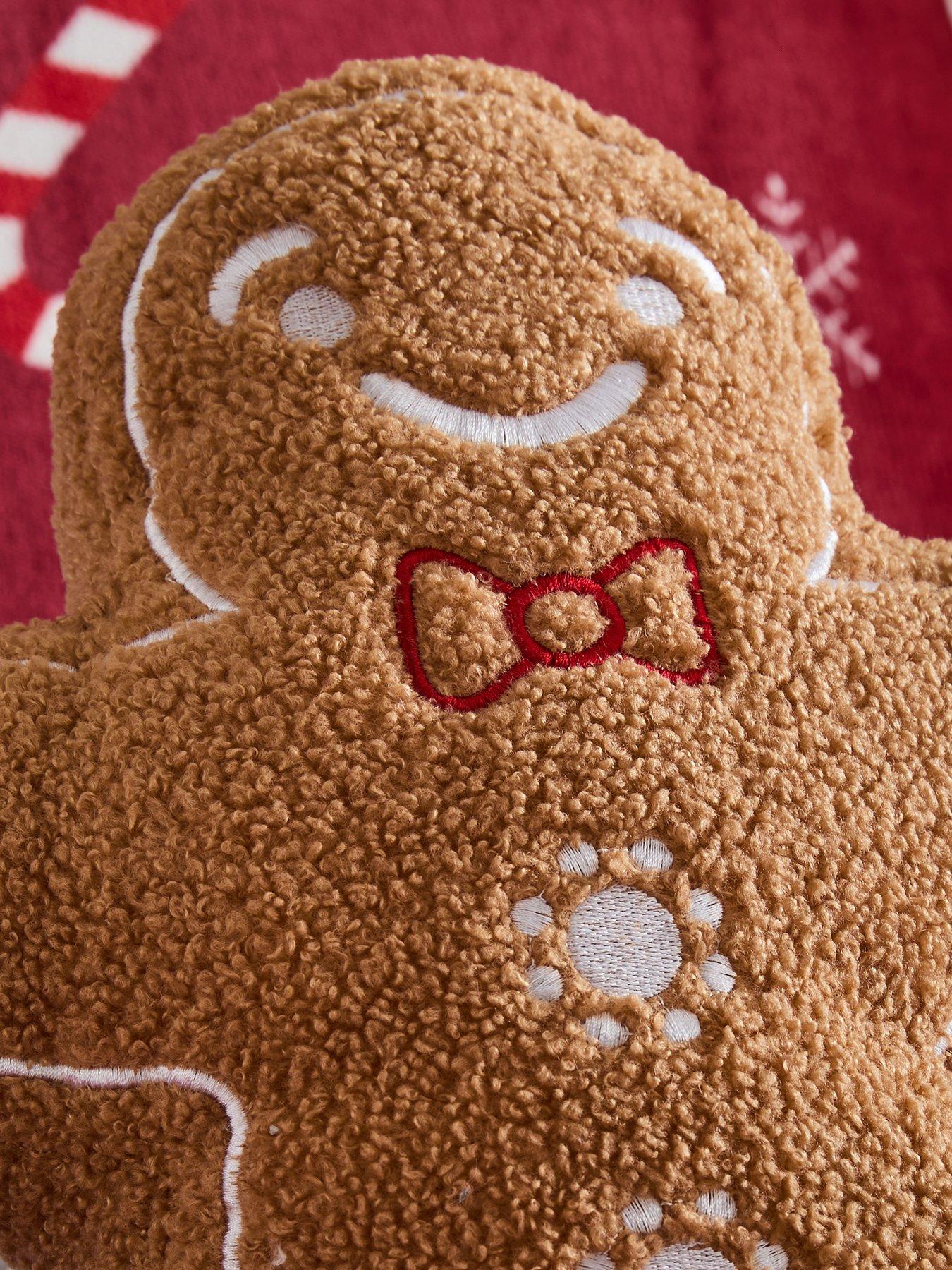 Image 3 of 3 of The Very Collection Gingerbread Man&nbsp;Shaped Cushion