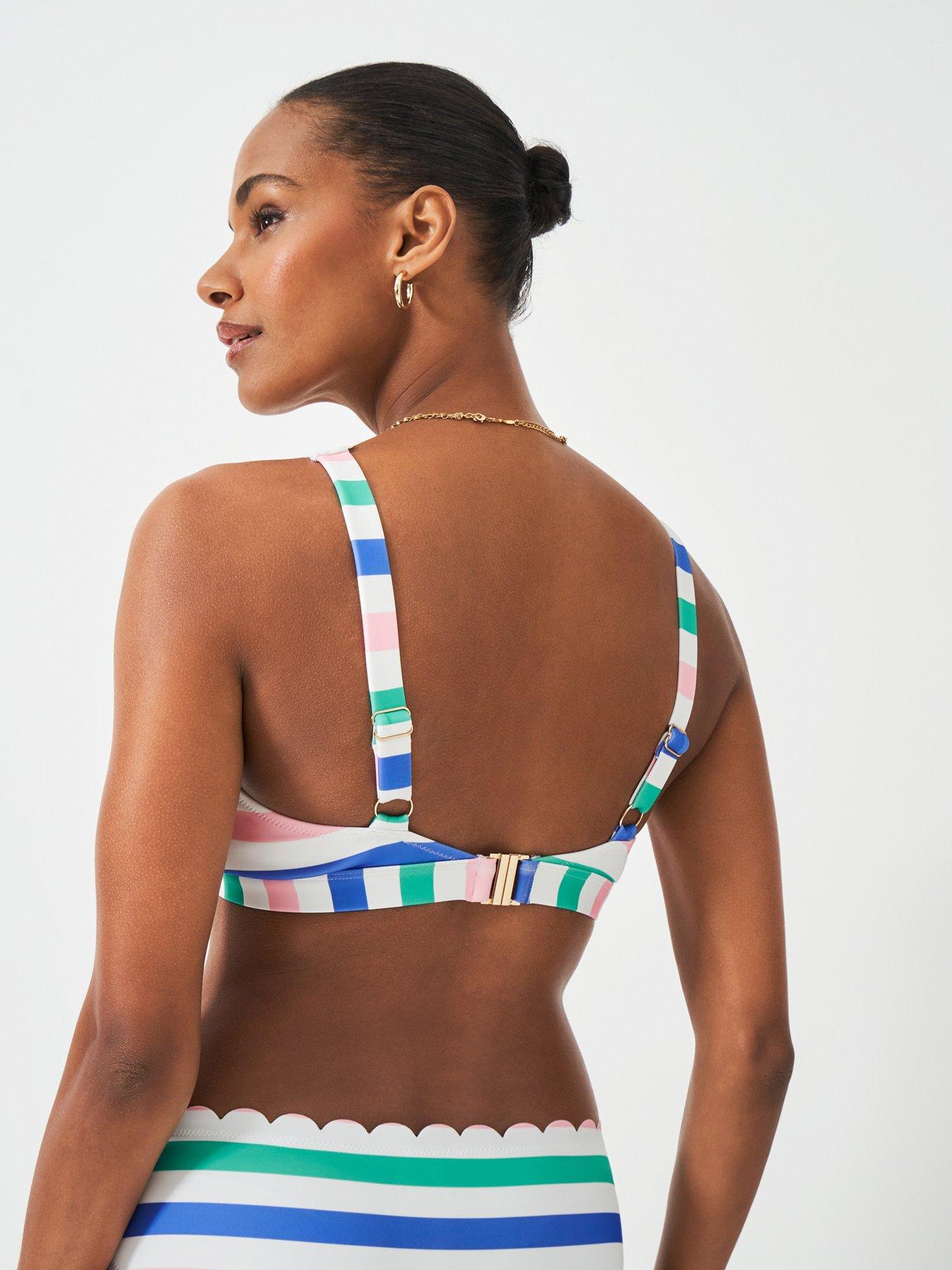 Image 3 of 5 of Crew Clothing Scalloped Bikini Top