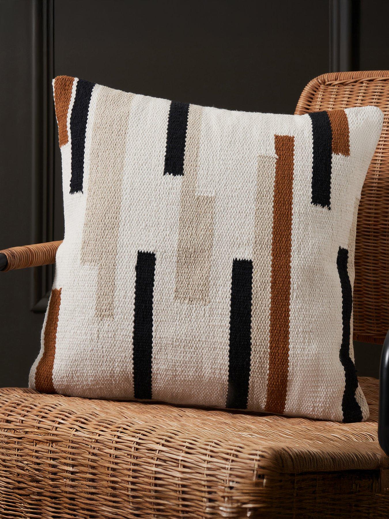 The Very Collection Woven Stripes Cushion