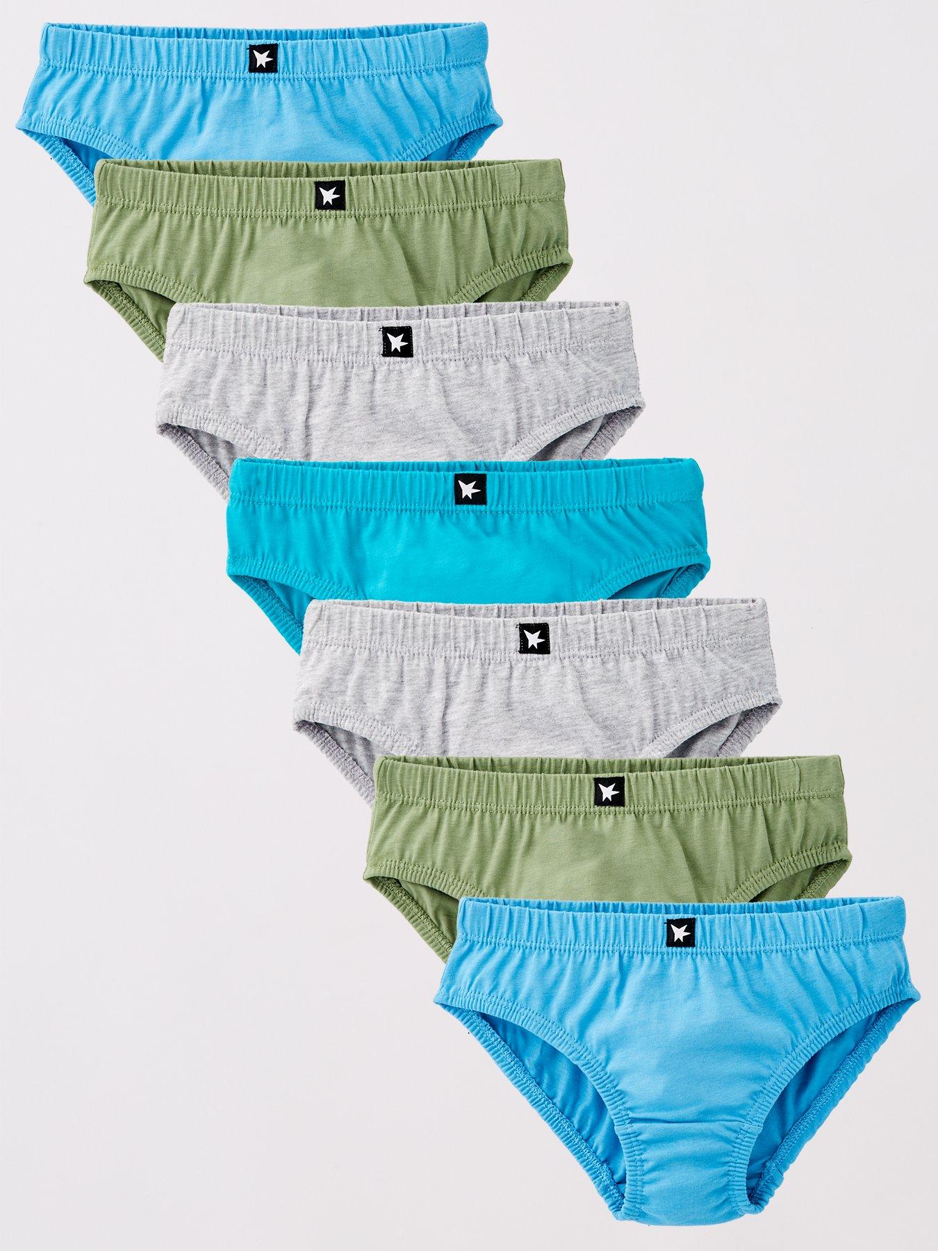 The Very Collection 7 Pack Solid Briefs - Multi