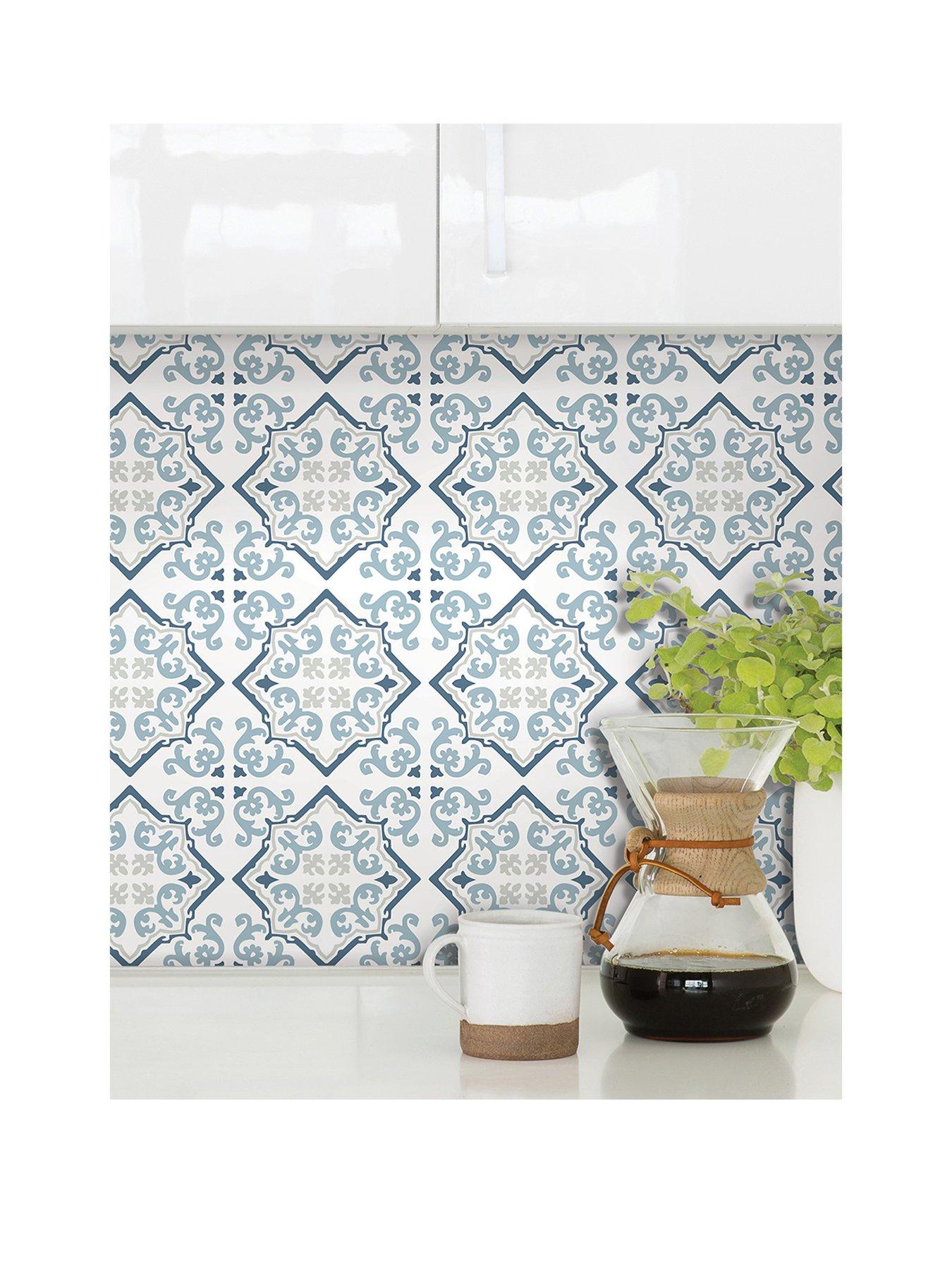 undefined Wallpops Pack of 12 Alina Peel and Stick Wall Tiles