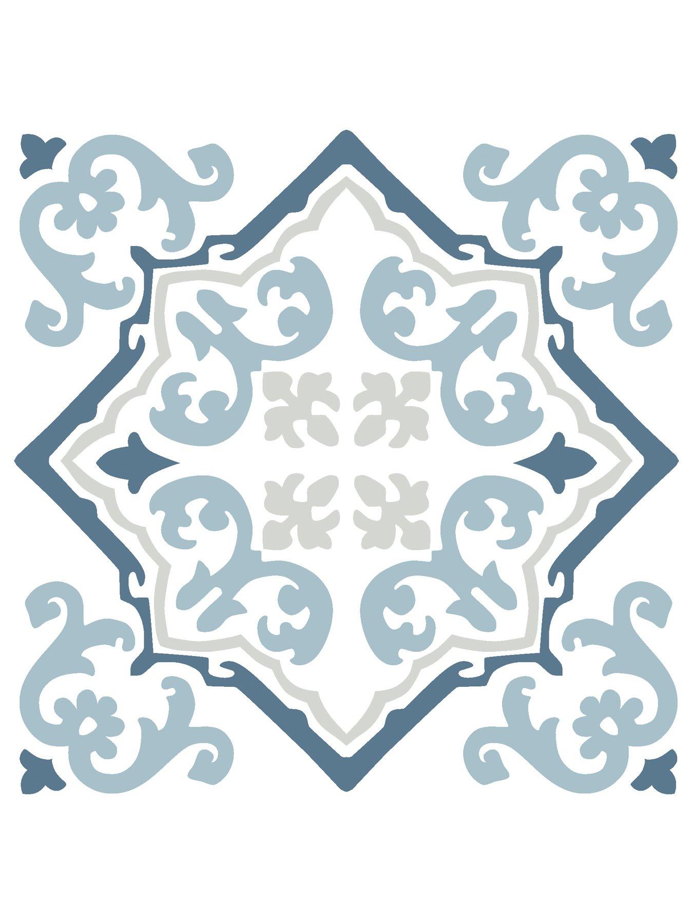 Image 2 of 4 of InHome Wallpops Pack of 12 Alina Peel and Stick Wall Tiles