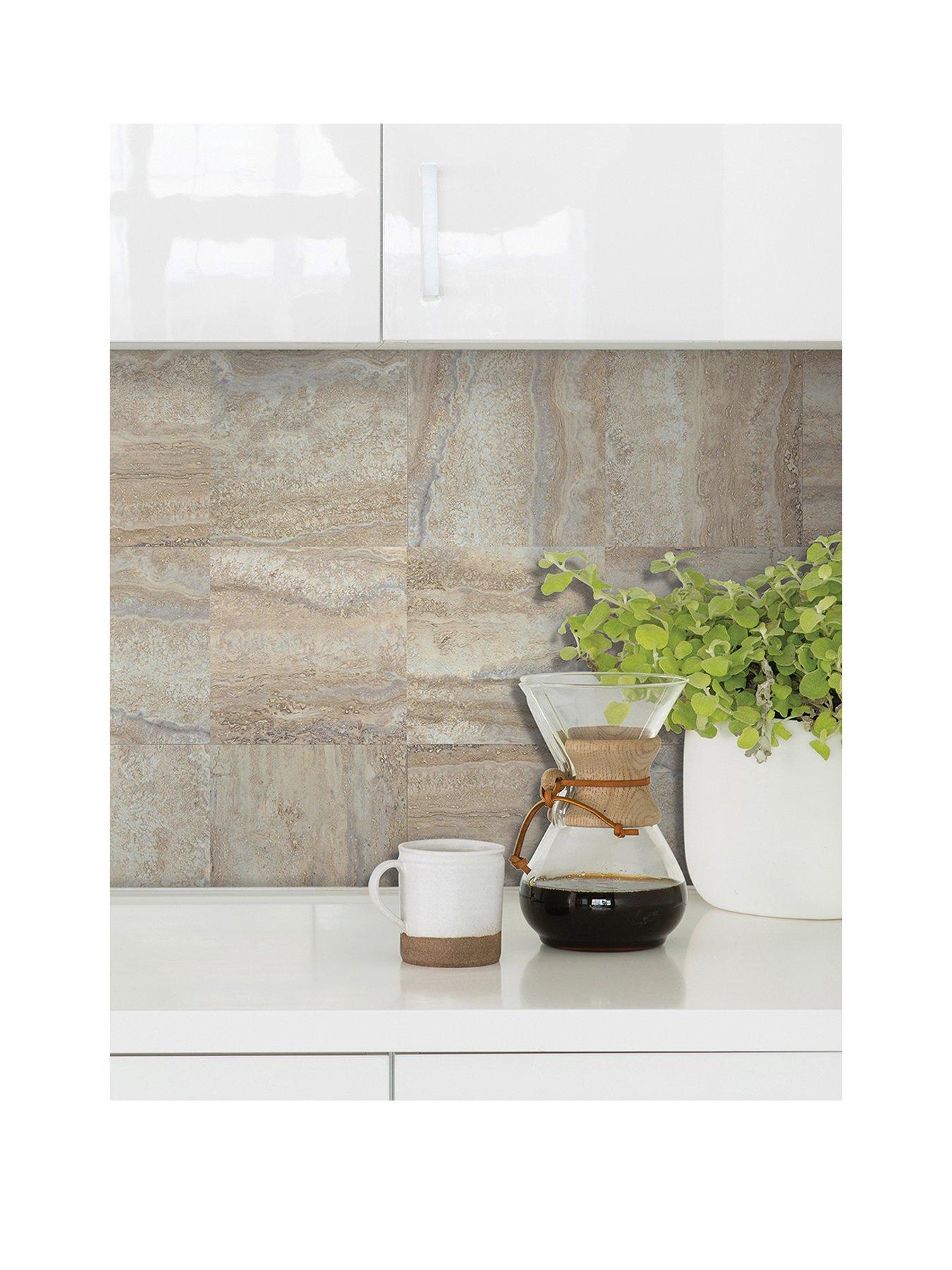 undefined Wallpops Pack of 12 Reno Peel and Stick Wall Tiles