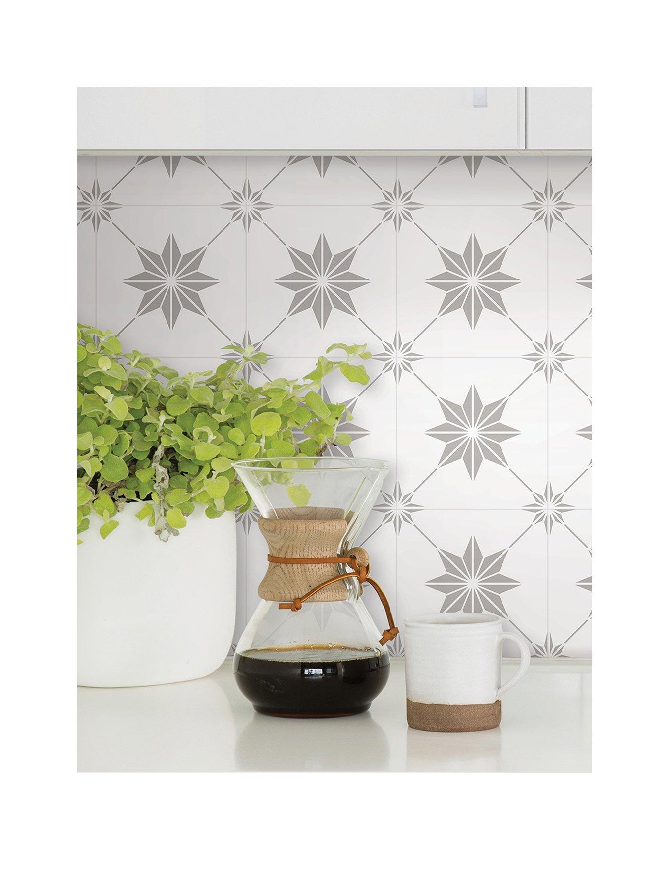undefined Wallpops Pack of 12 Solis Peel and Stick Wall Tiles