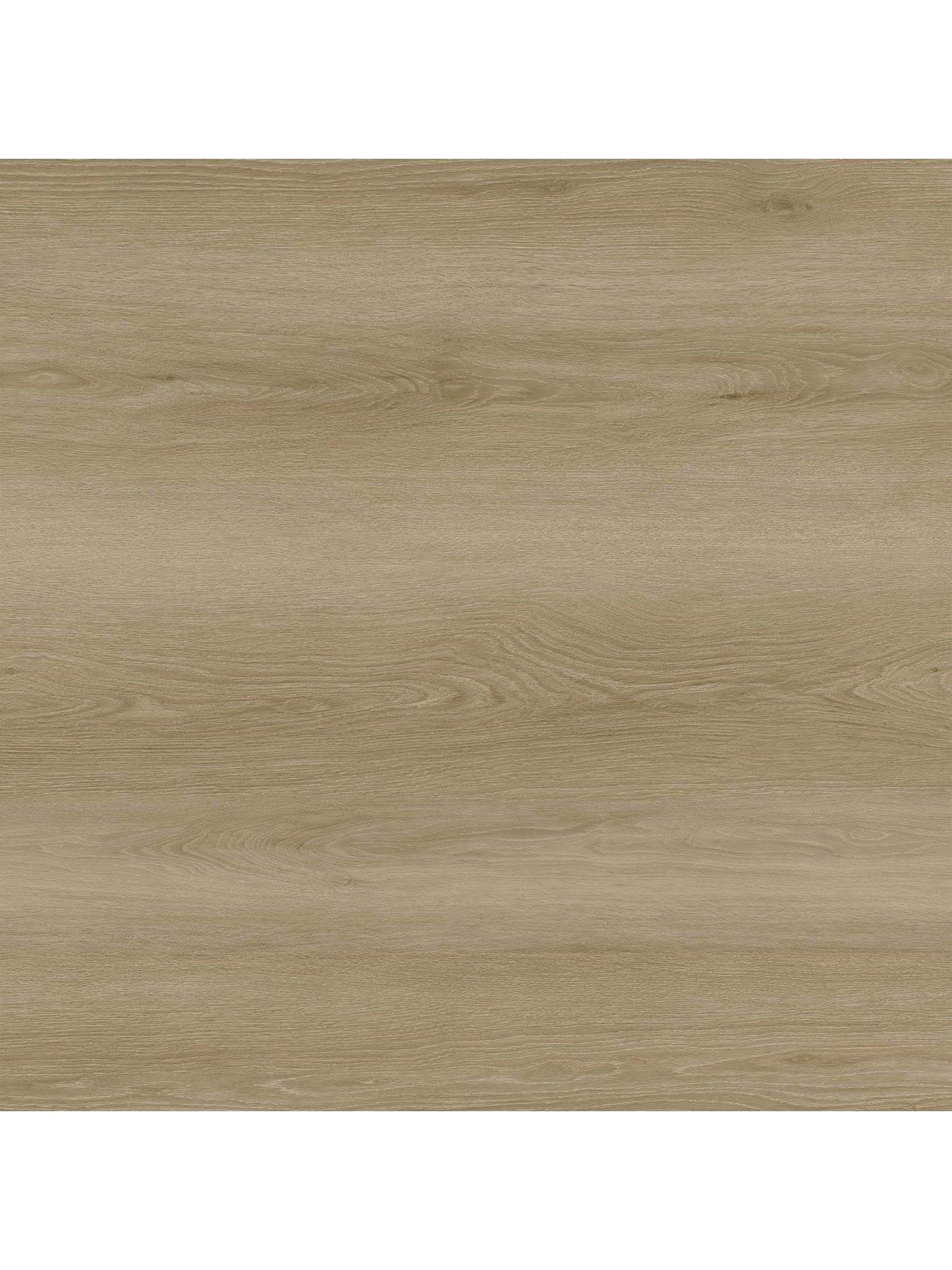 Image 2 of 5 of Floor Pops Pack of 7 Natural Oak Wood Peel &amp; Stick Floor Planks