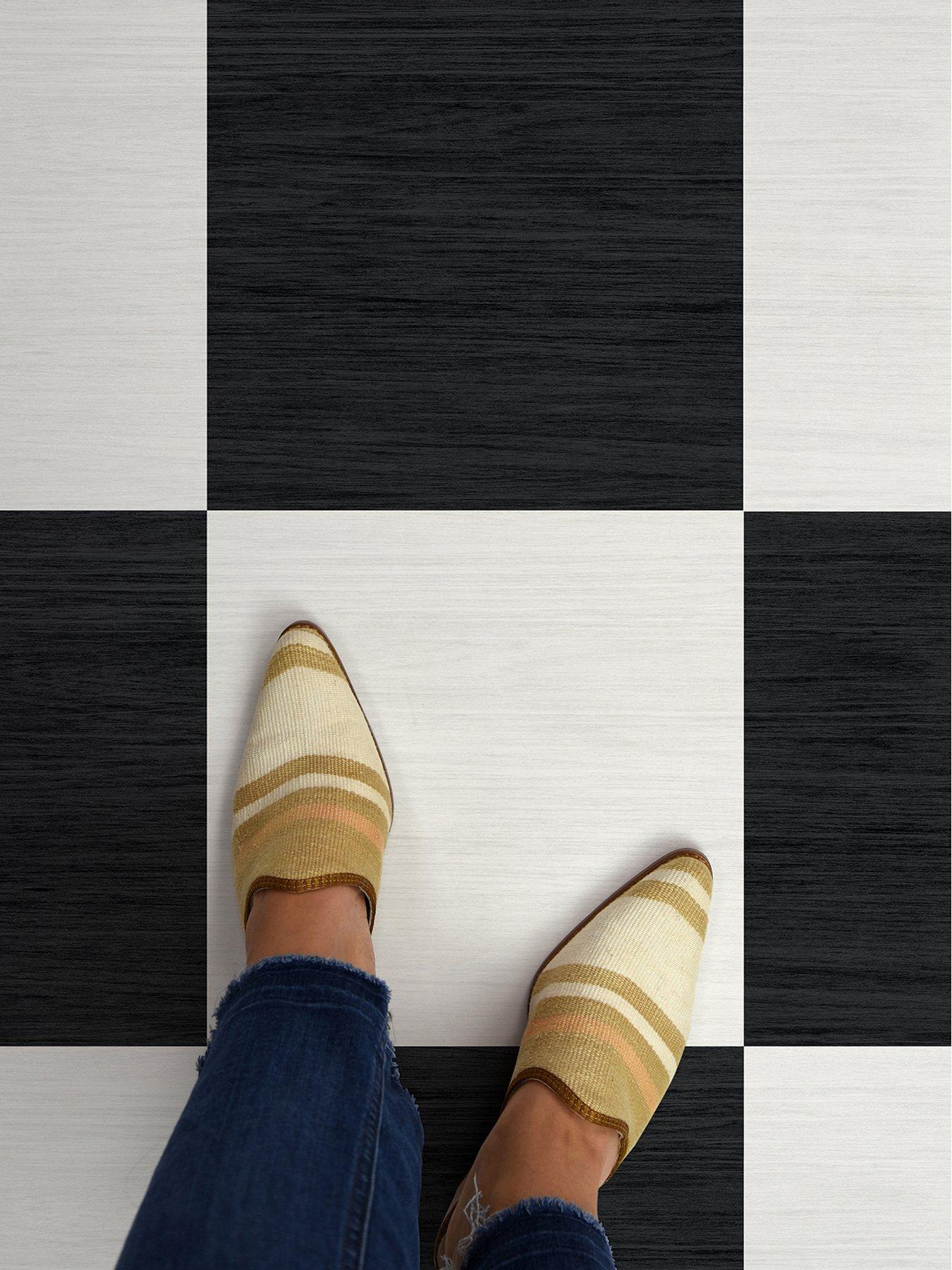 Image 3 of 4 of Floor Pops Pack of 10 Lawrence Peel &amp; Stick Floor Tiles